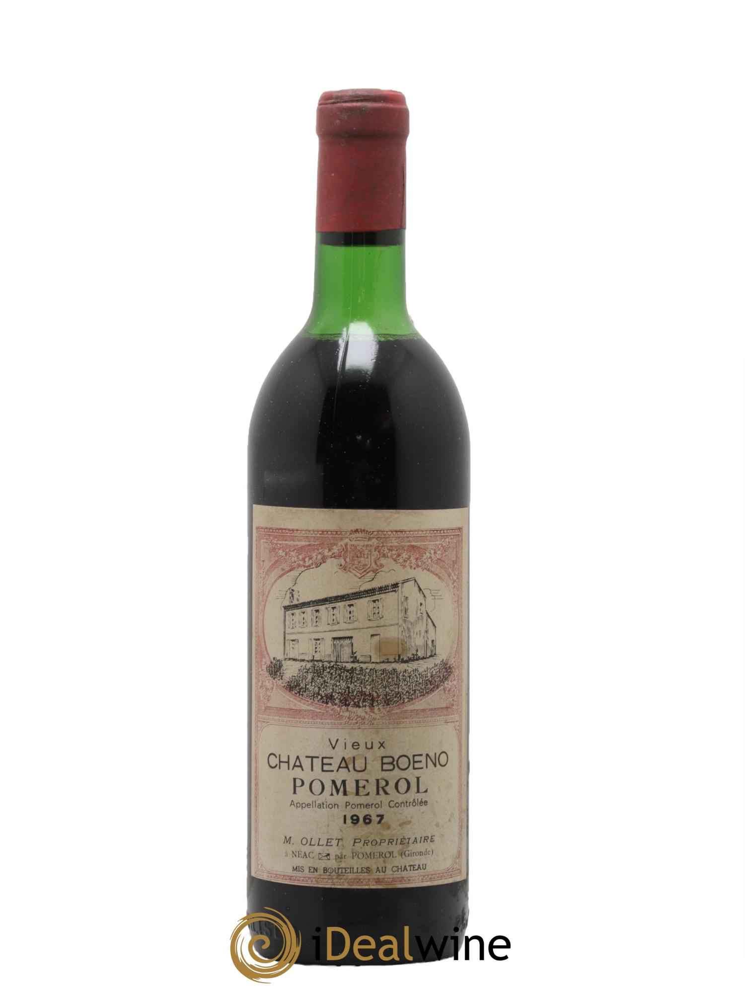 Pomerol Vieux Château Boeno 1967 - Lotto di 1 bottiglia - 0