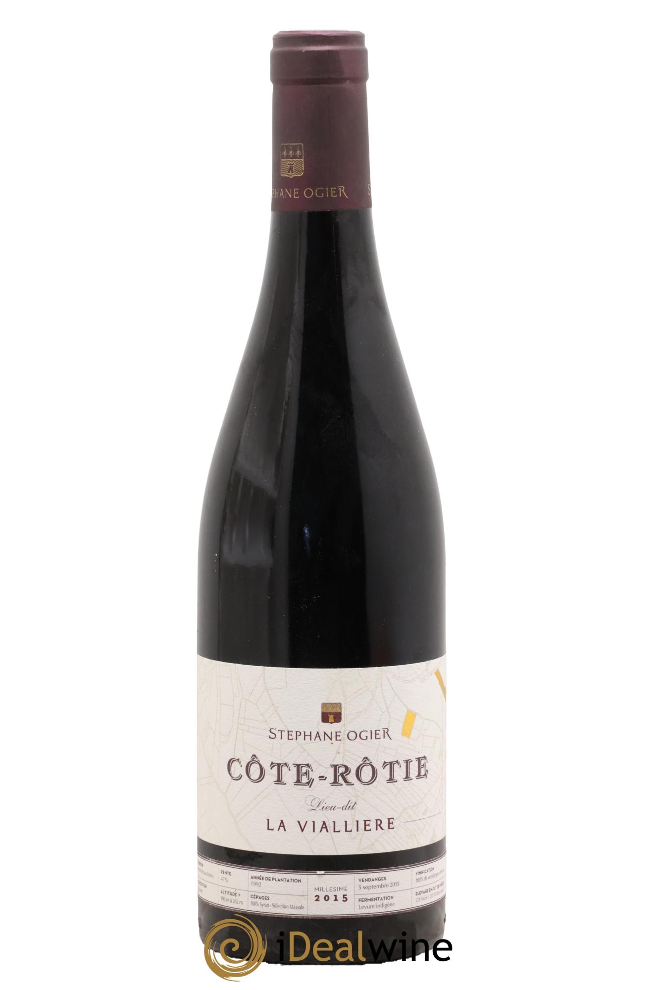 Côte-Rôtie Viallière Stéphane Ogier 2015 - Lot of 1 bottle - 0
