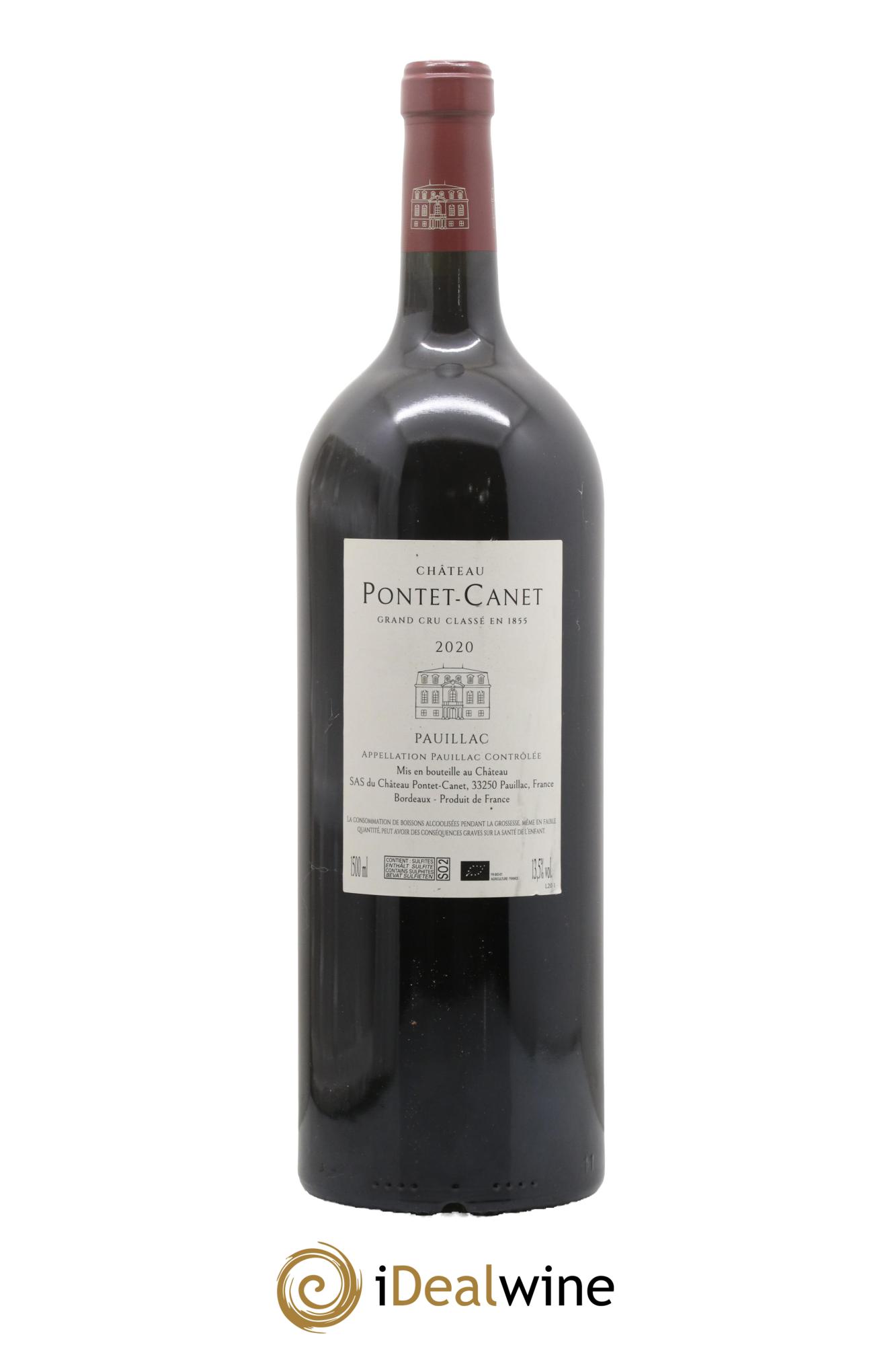 Château Pontet Canet 5ème Grand Cru Classé 2020 - Lot de 1 magnum - 1