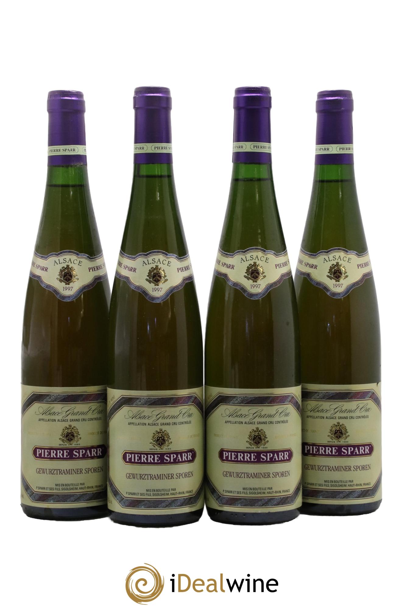 Alsace Grand Cru Sporen Gewurztramnier Pierre Sparr  1997 - Lotto di 4 bottiglie - 0