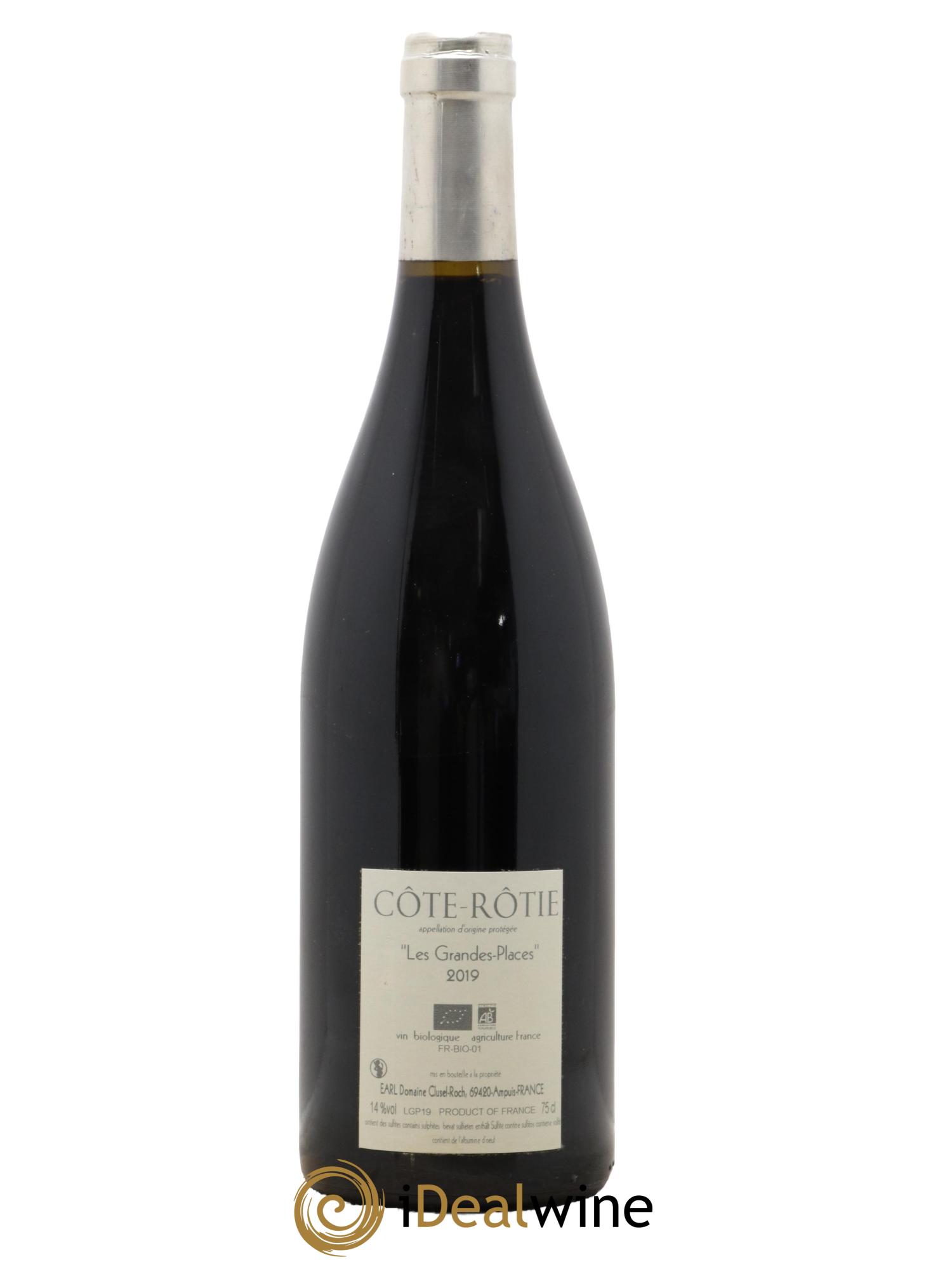 Côte-Rôtie Les Grandes Places Clusel-Roch 2019 - Lot de 1 bouteille - 1