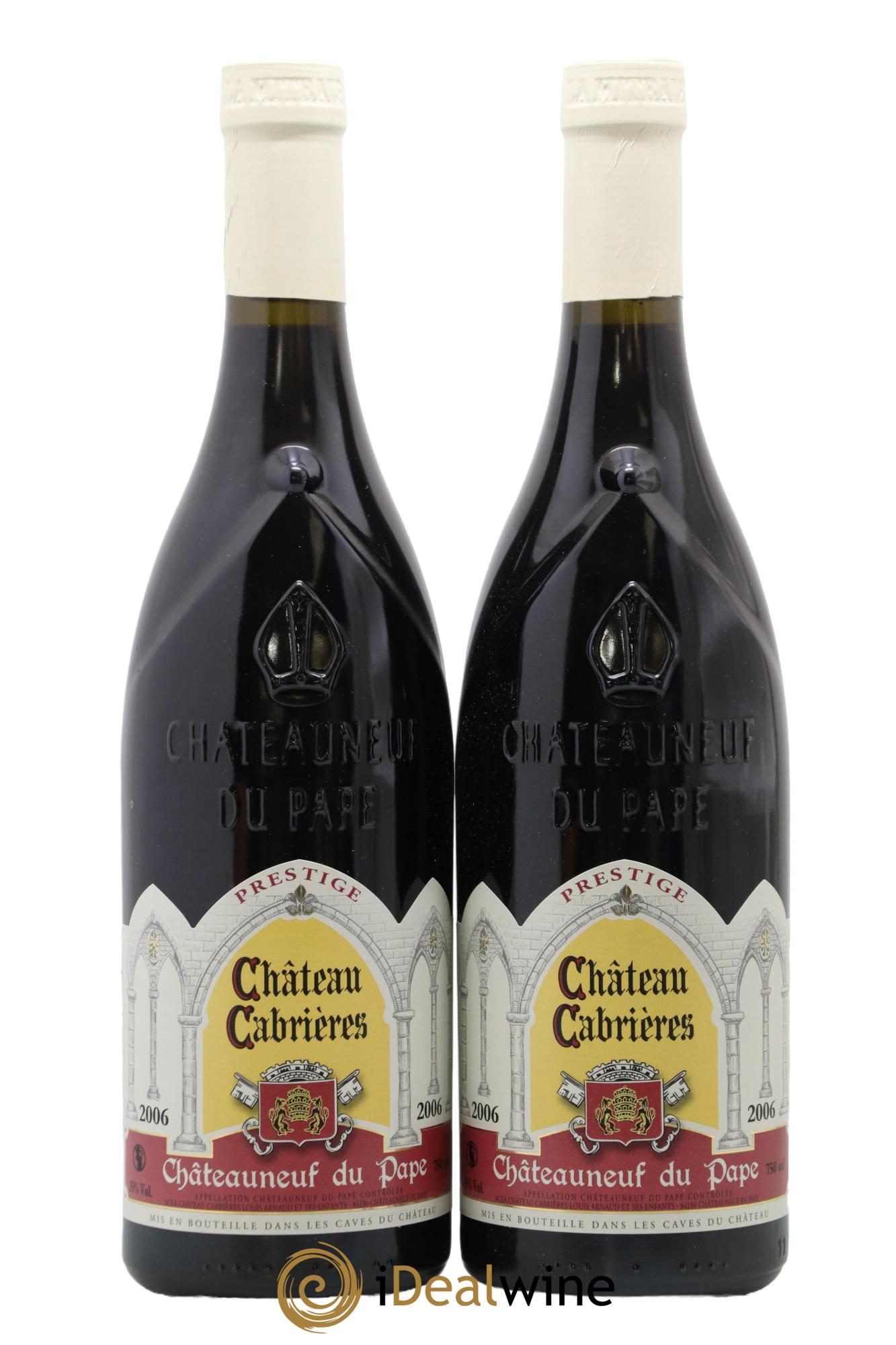 Châteauneuf-du-Pape Prestige Château Cabrières 2006 - Posten von 2 Flaschen - 0