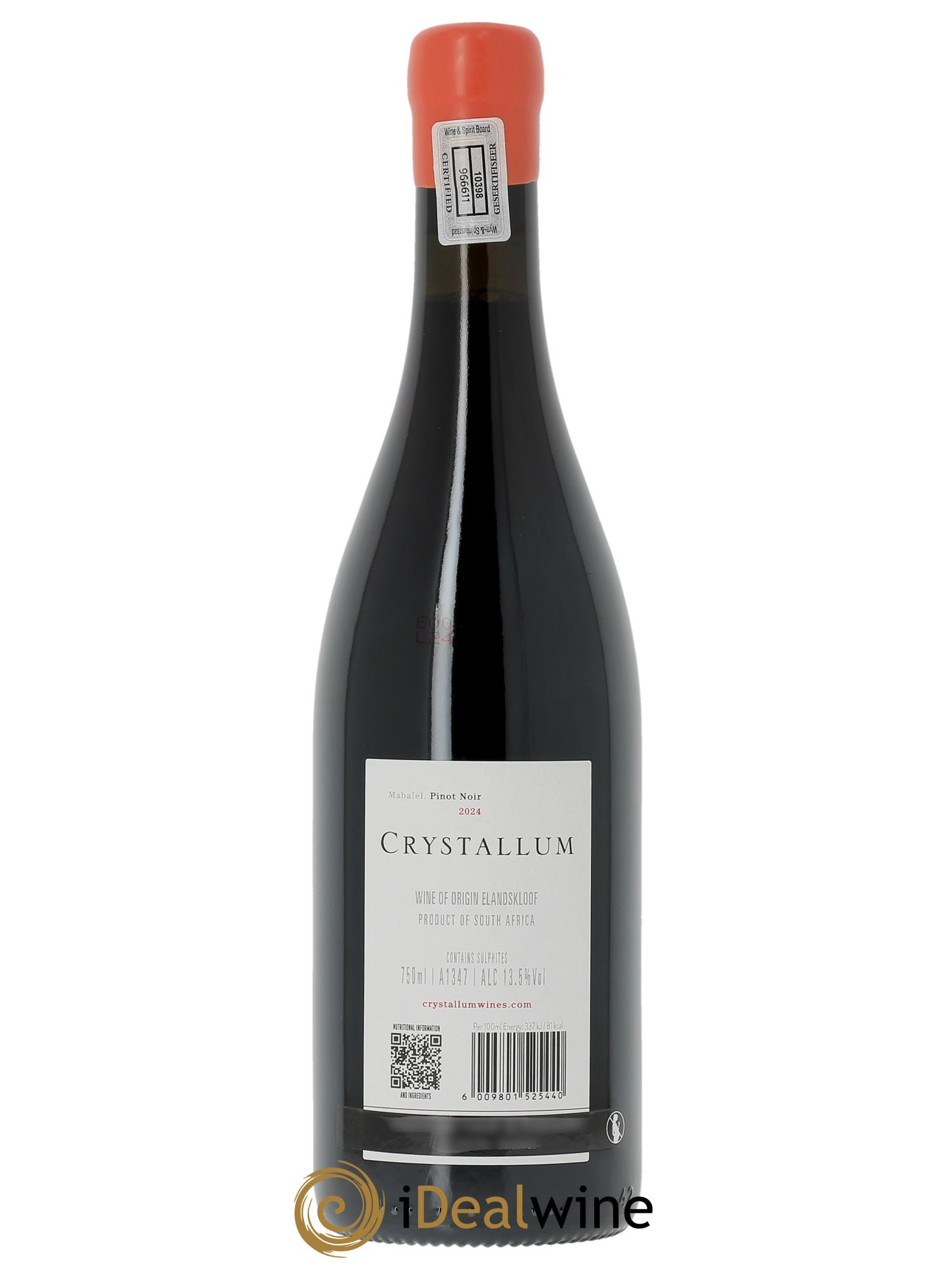 Overberg Crystallum Mabalel Pinot noir  2024 - Lot de 1 bouteille - 1