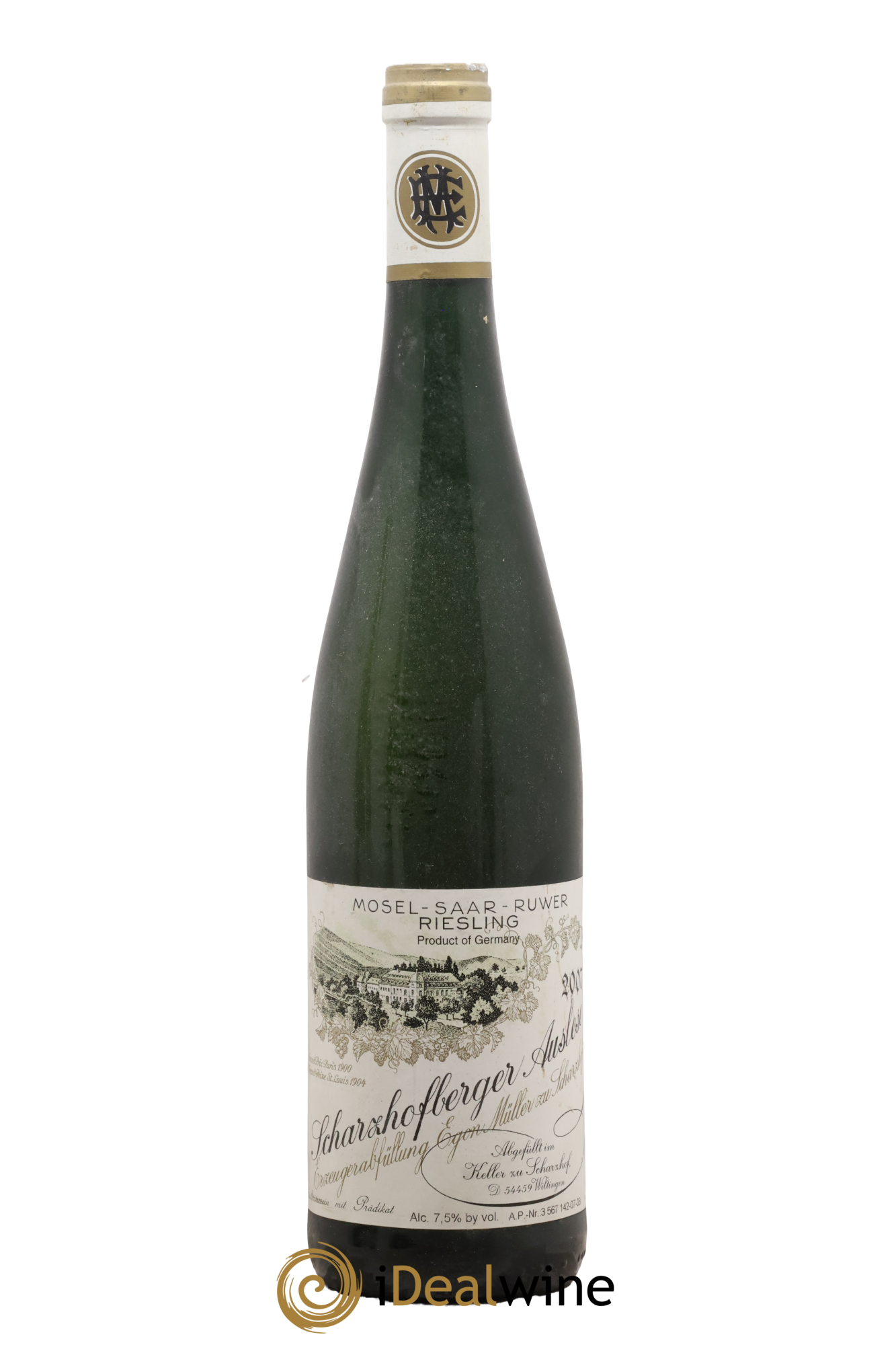 Riesling Scharzhofberger Auslese Egon Muller 2007 - Lot de 1 bouteille - 0