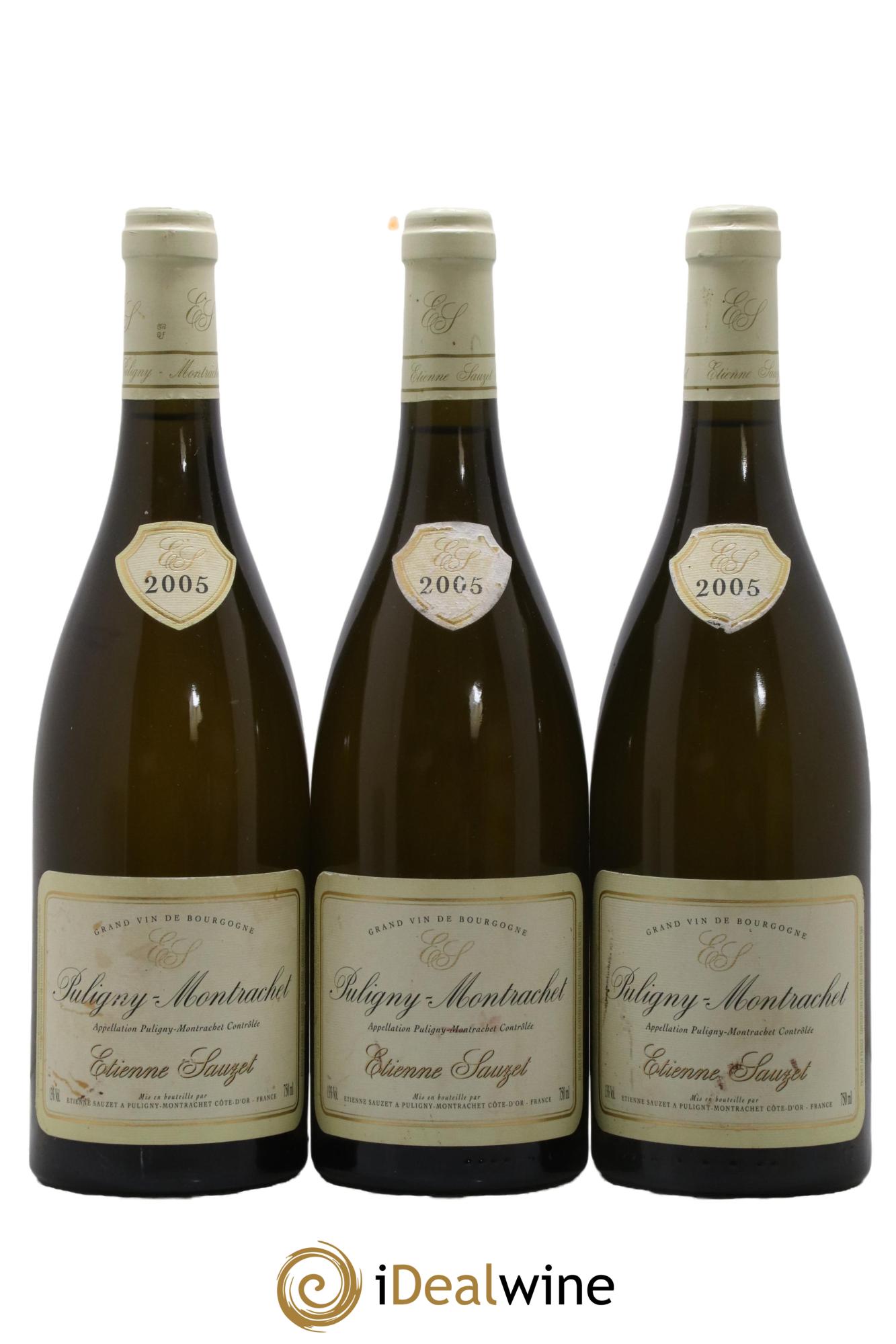 Puligny-Montrachet Etienne Sauzet 2005 - Lot de 3 bouteilles - 0