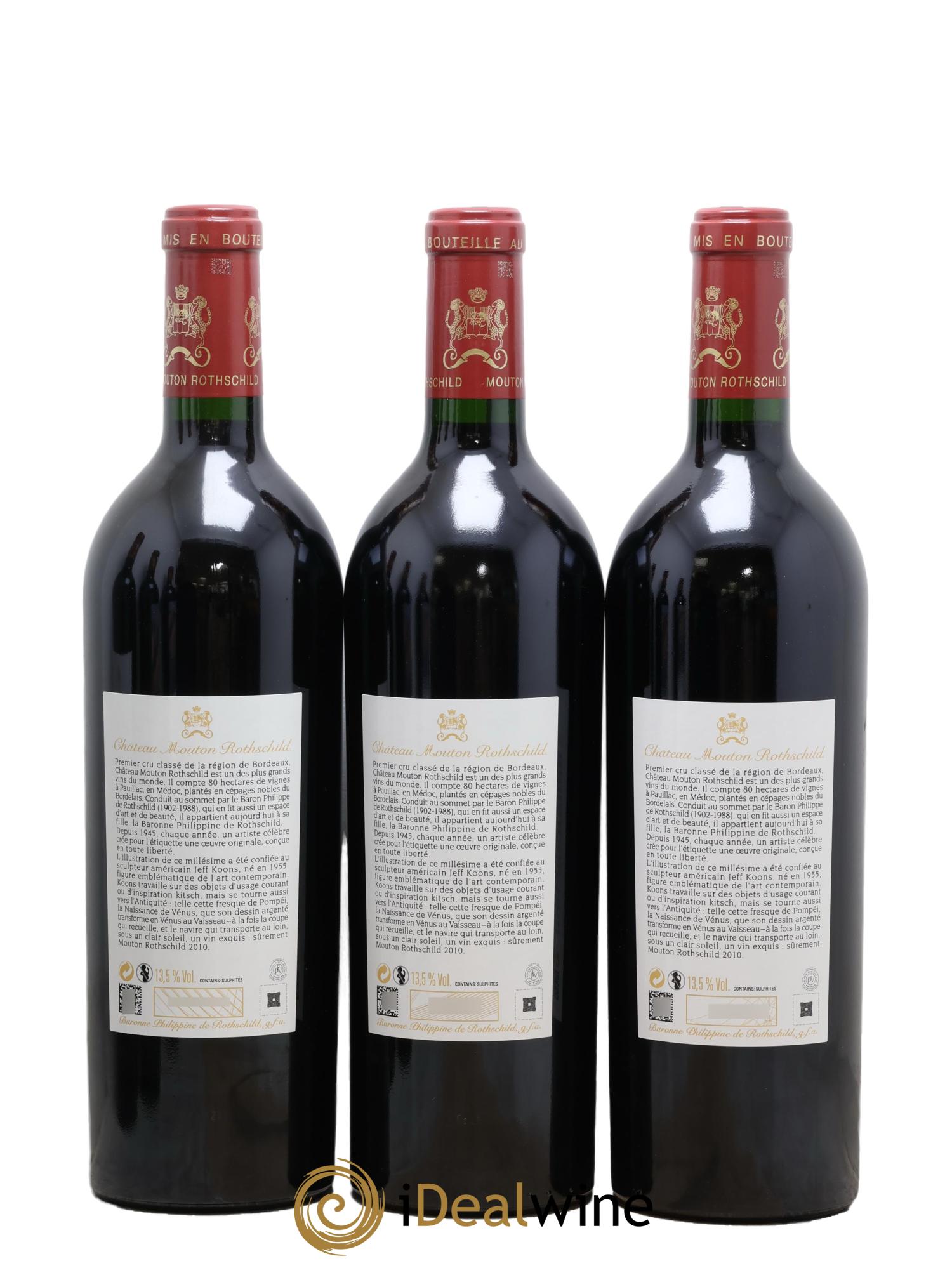 Château Mouton Rothschild 1er Grand Cru Classé 2010 - Lotto di 6 bottiglie - 2