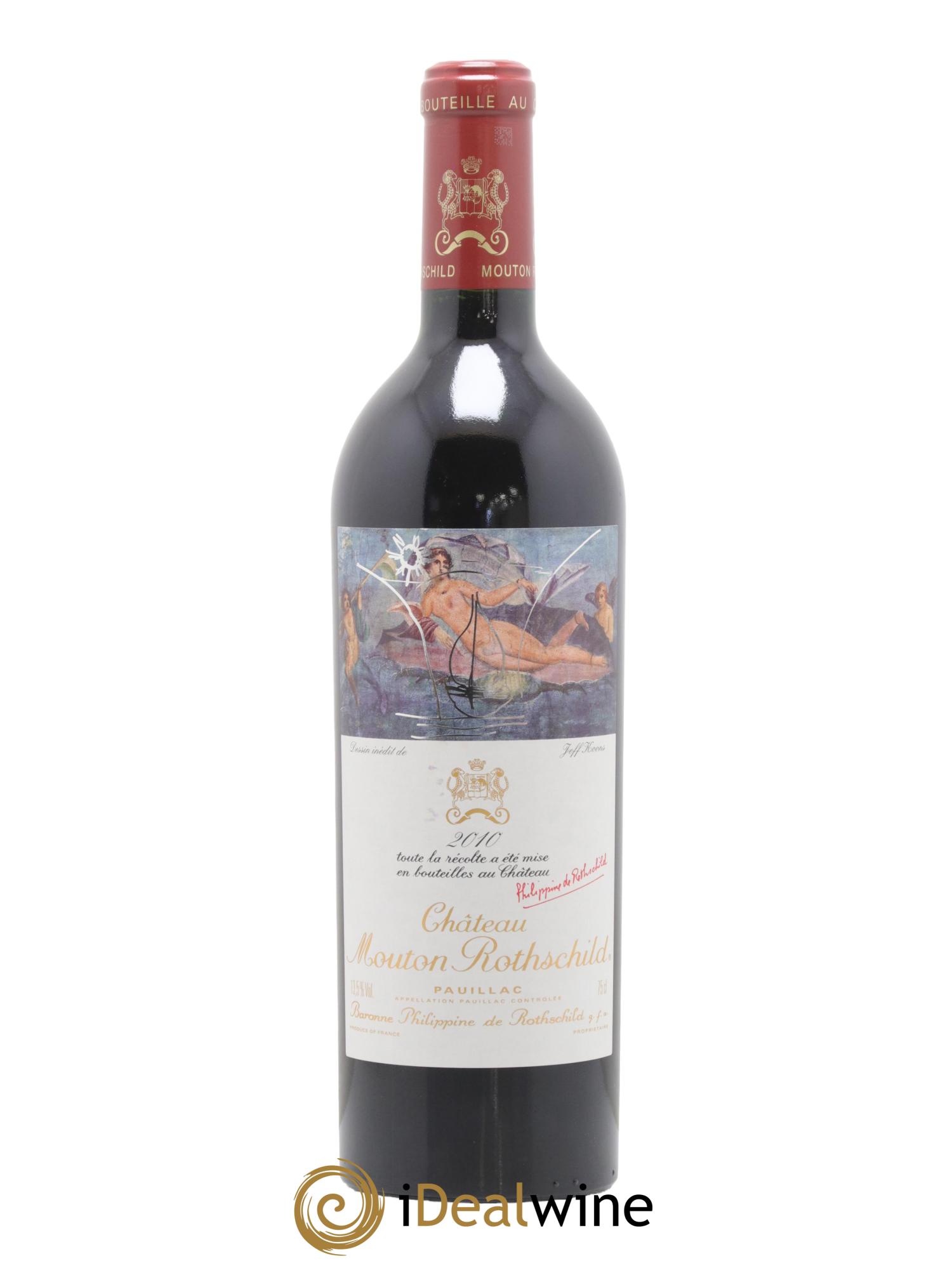 Château Mouton Rothschild 1er Grand Cru Classé 2010 - Lot de 1 bouteille - 0