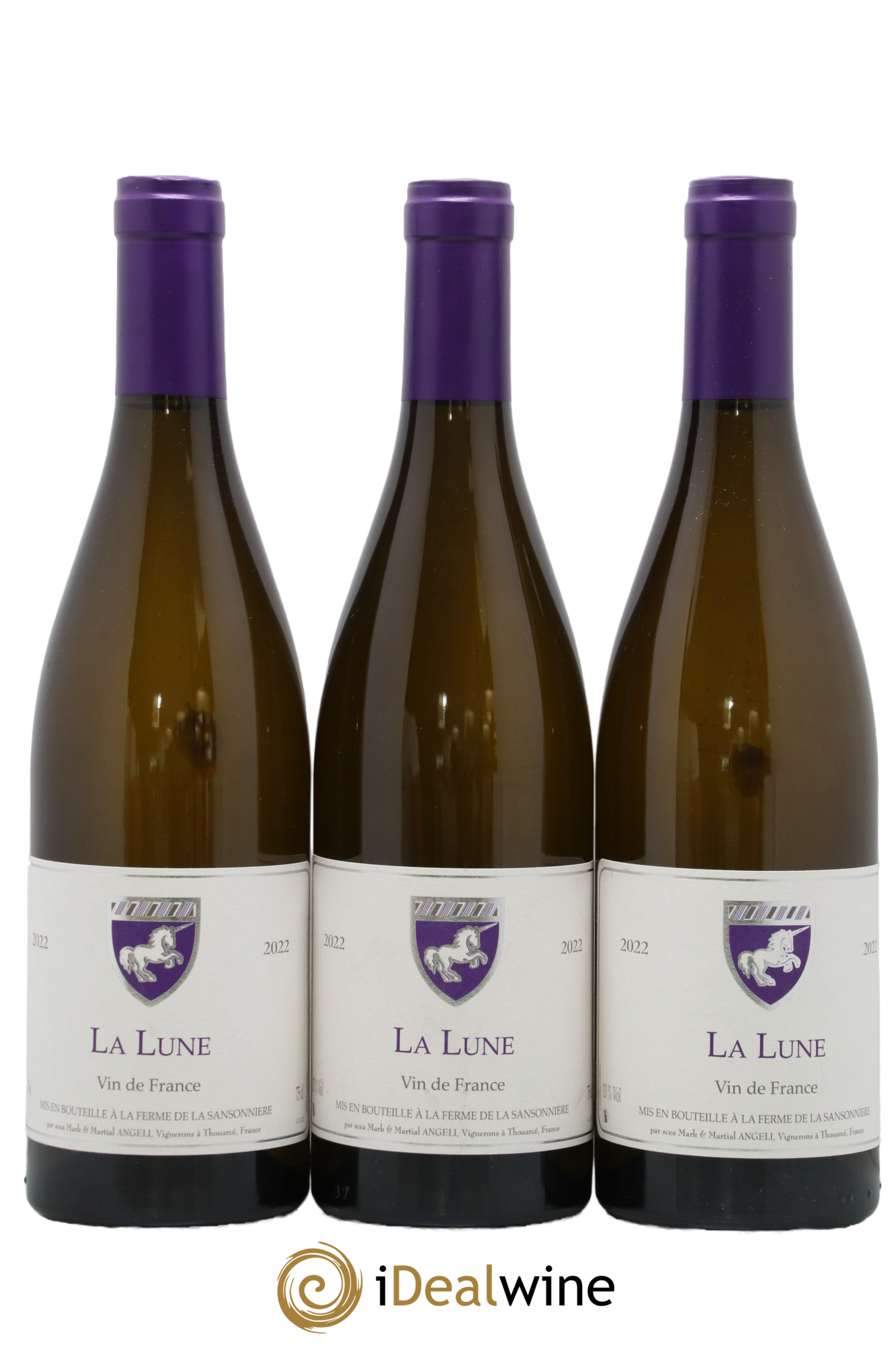 Vin de France La Lune Mark Angeli (Domaine) - Ferme de la Sansonnière 2022 - Lotto di 3 bottiglie - 0
