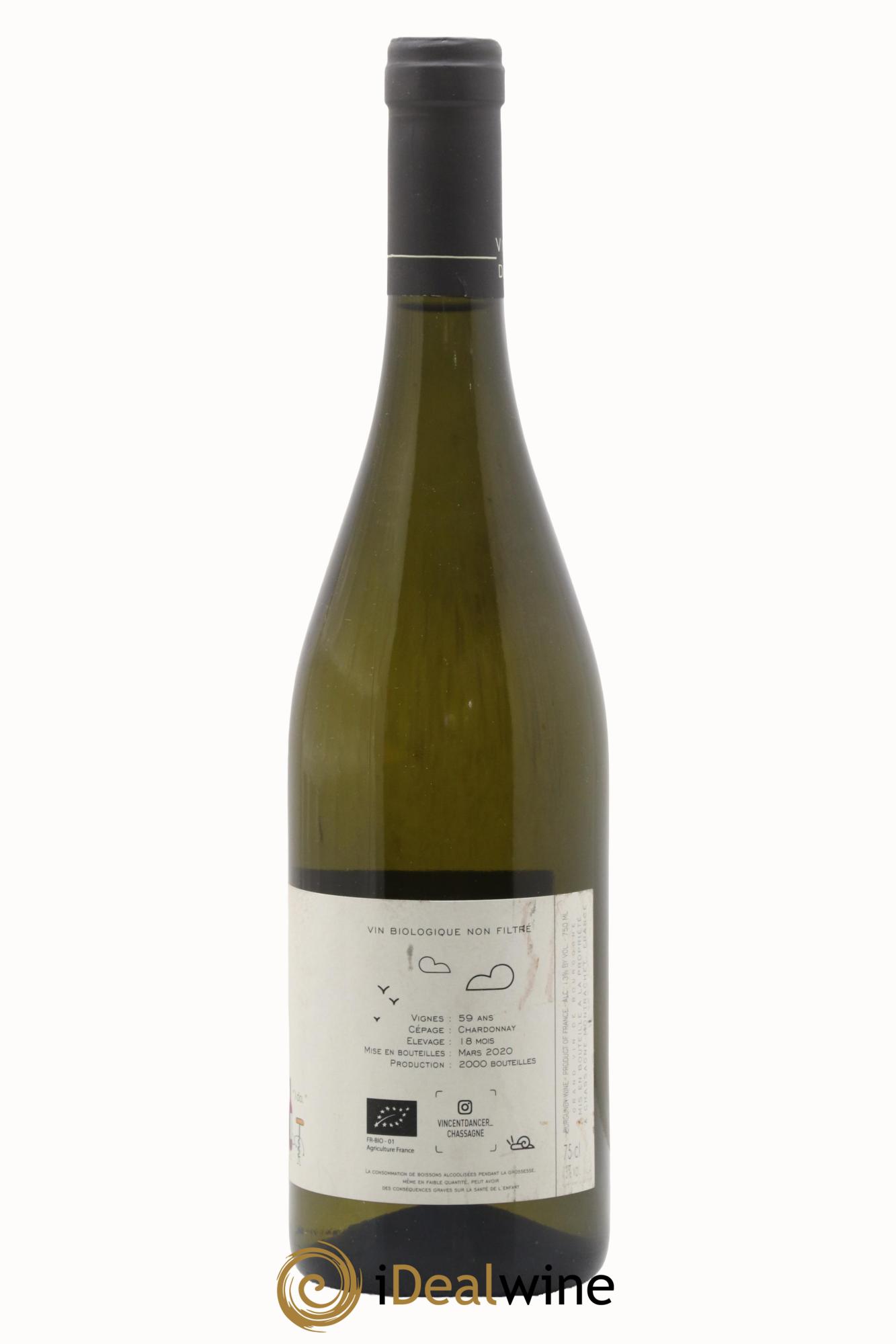 Meursault Les Grands Charrons Vincent Dancer 2018 - Lot de 1 bouteille - 1