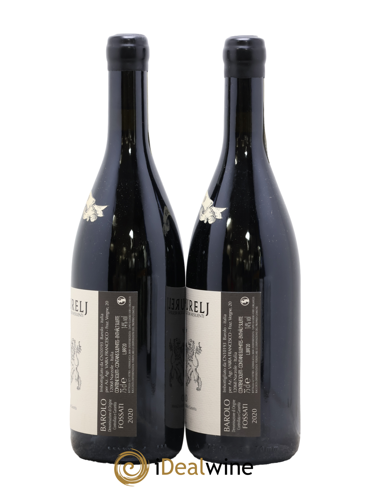 Barolo DOCG Fossati Vaira Aurelj 2020 - Lot of 2 bottles - 1