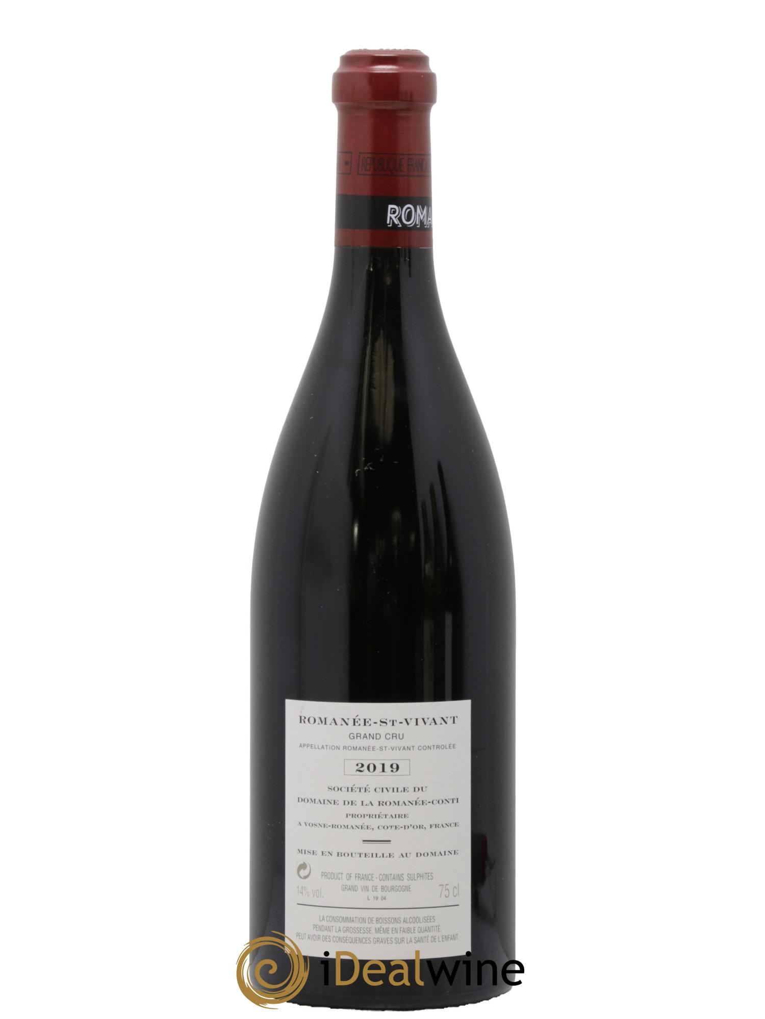 Romanée-Saint-Vivant Grand Cru Domaine de la Romanée-Conti 2019 - Posten von 1 Flasche - 1