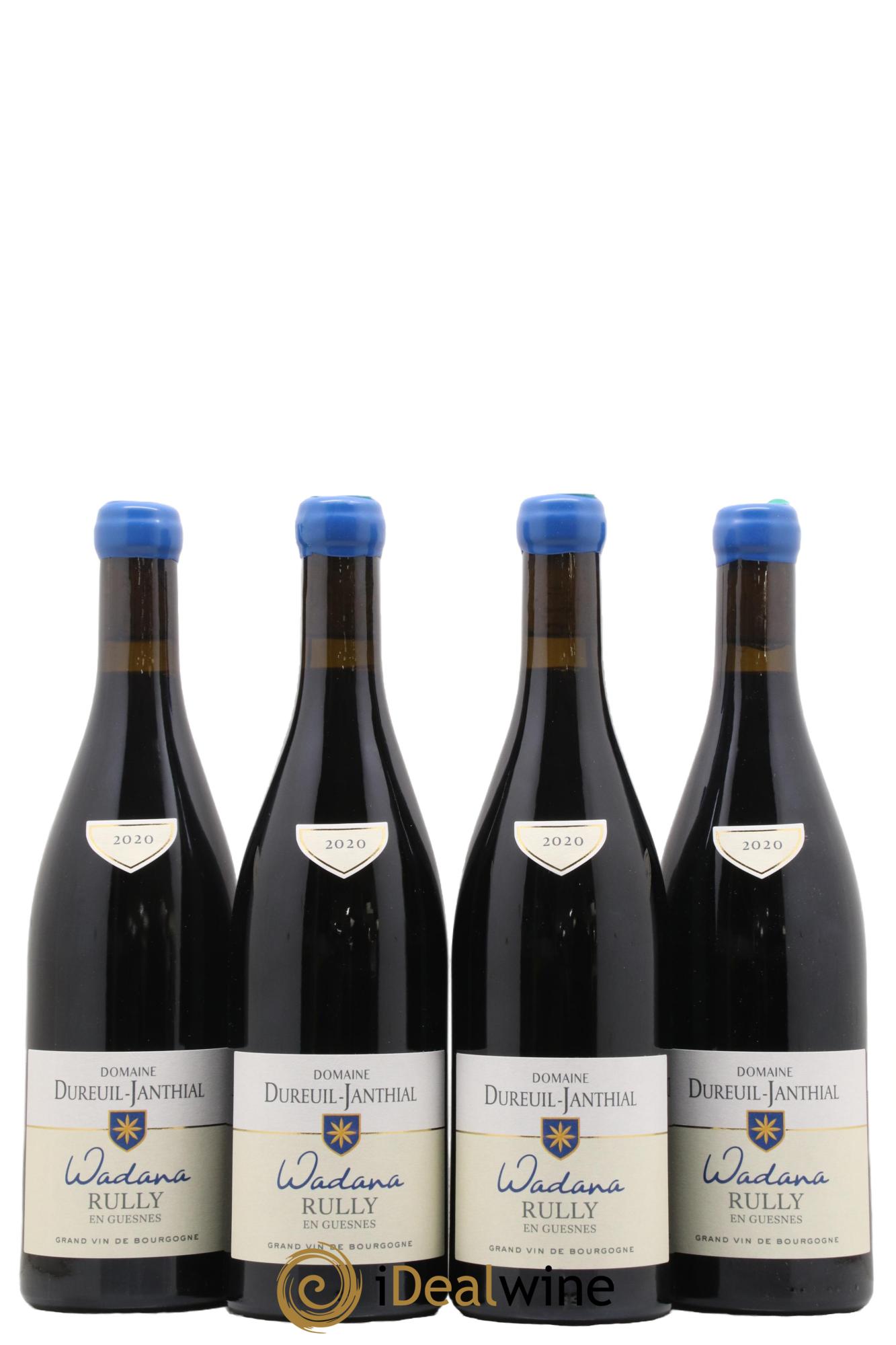 Rully En Guesnes Wadana Vincent Dureuil-Janthial 2020 - Lot de 4 bouteilles - 0