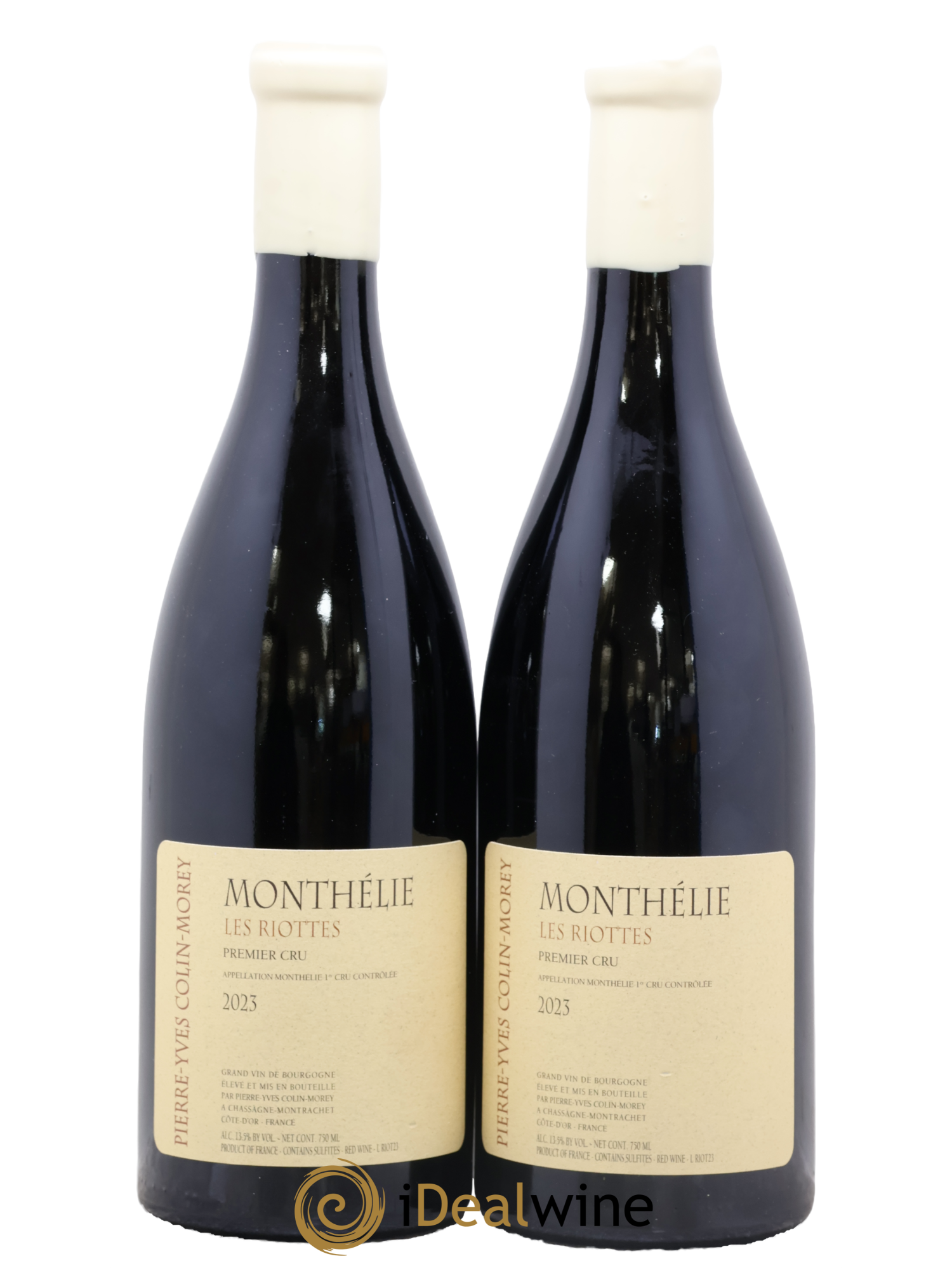 Monthélie 1er Cru Les Riottes Pierre-Yves Colin Morey 2023 - Lot de 2 bouteilles - 0