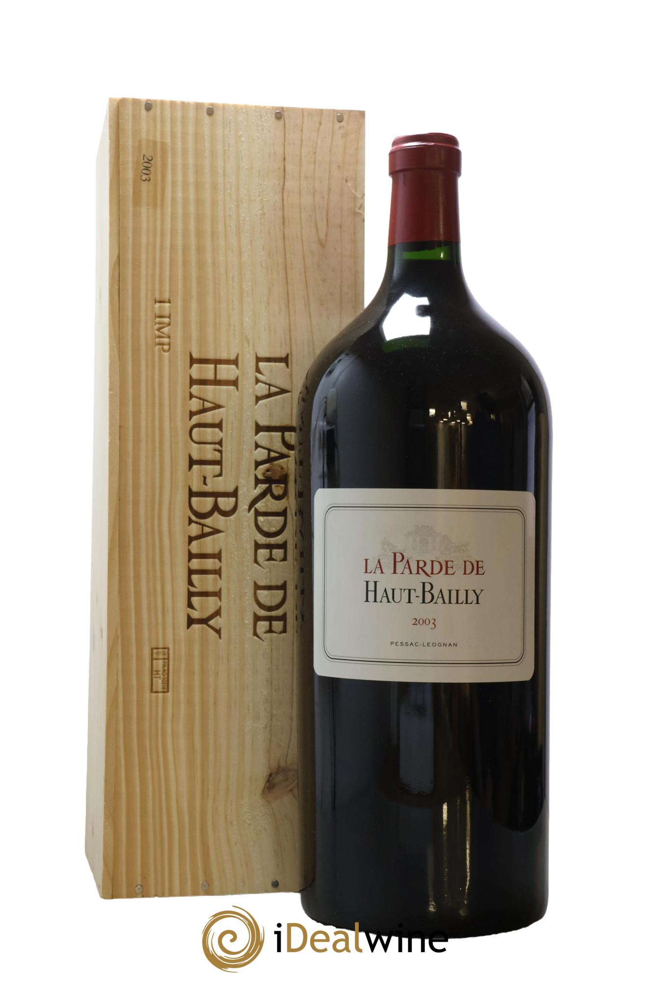 Haut Bailly II (Anciennement La Parde de Haut-Bailly) Second Vin 2003 - Lot de 1 impériale - 1