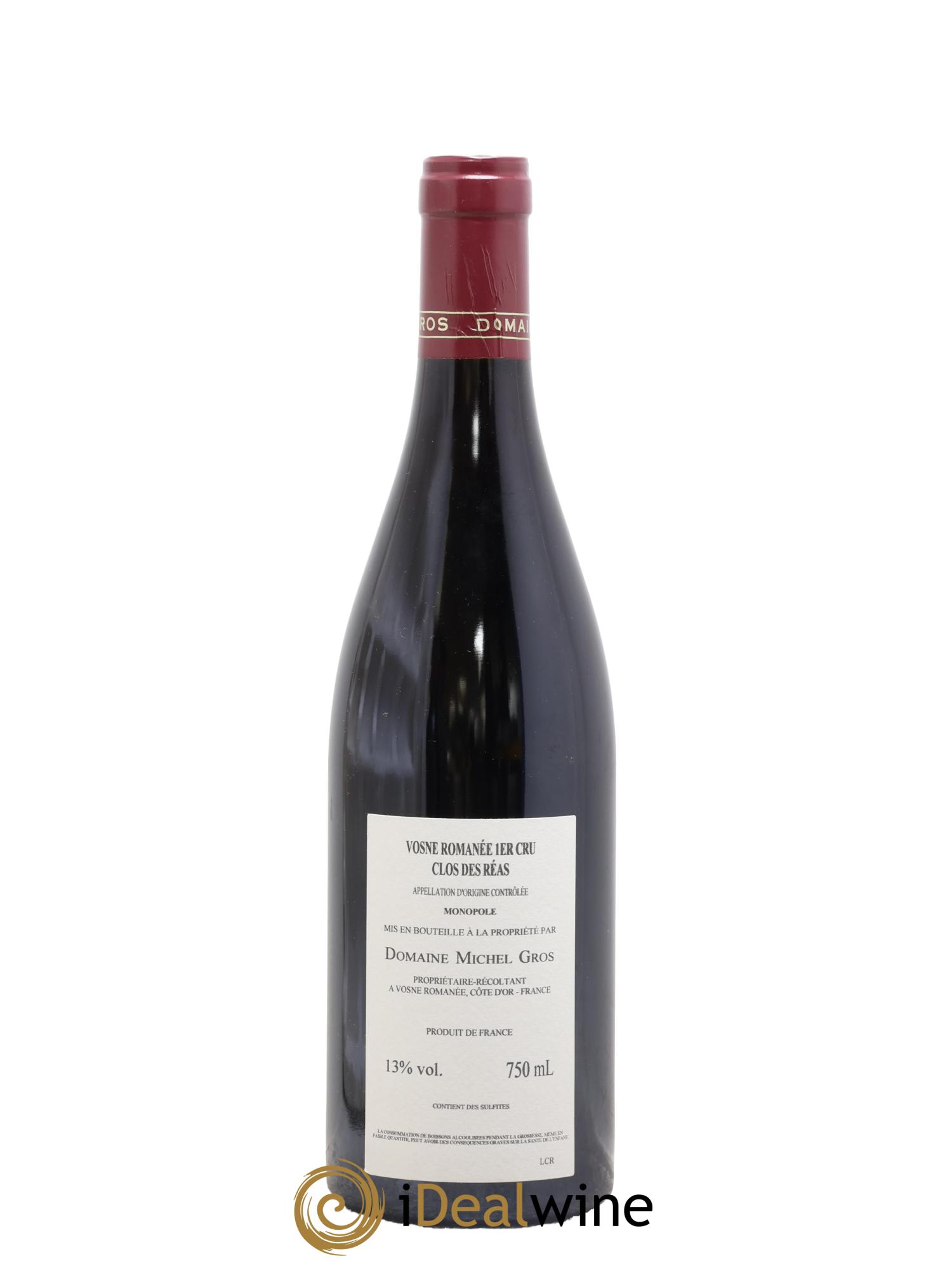 Vosne-Romanée 1er Cru Clos des Réas Michel Gros 2022 - Lot de 1 bouteille - 1