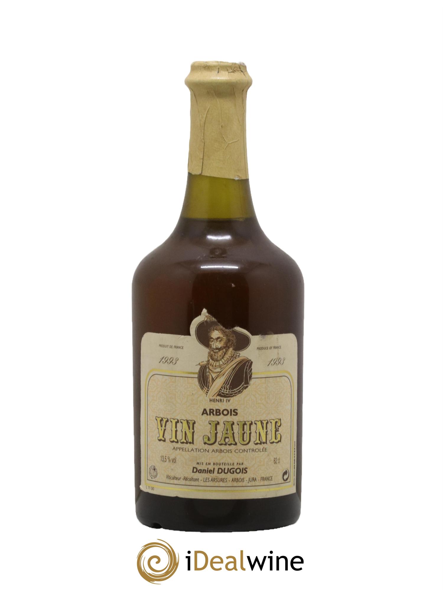 Arbois Vin Jaune Domaine Daniel Dugois 1993 - Lot de 1 bouteille - 0