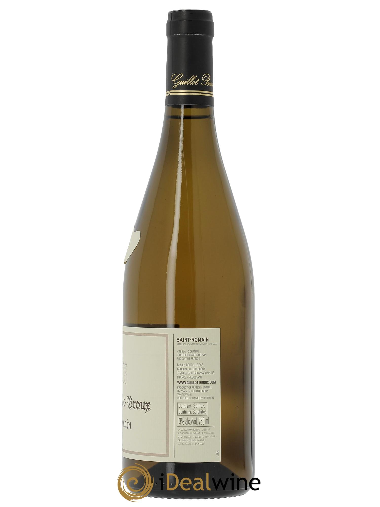 Saint-Romain Guillot-Broux (Maison) 2022 - Lot of 1 bottle - 1