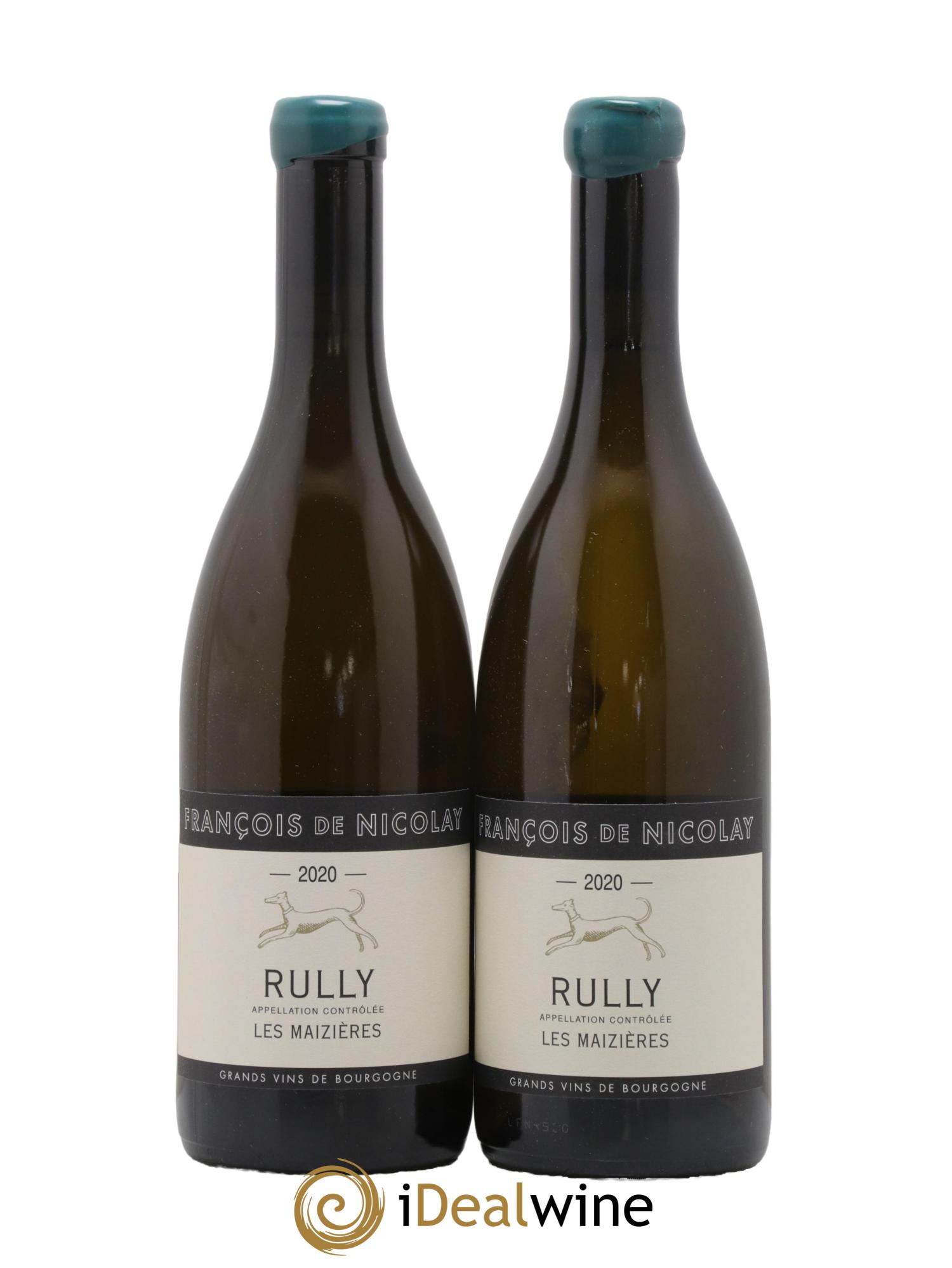 Rully Les Maizières François de Nicolay 2020 - Lot de 2 bouteilles - 0
