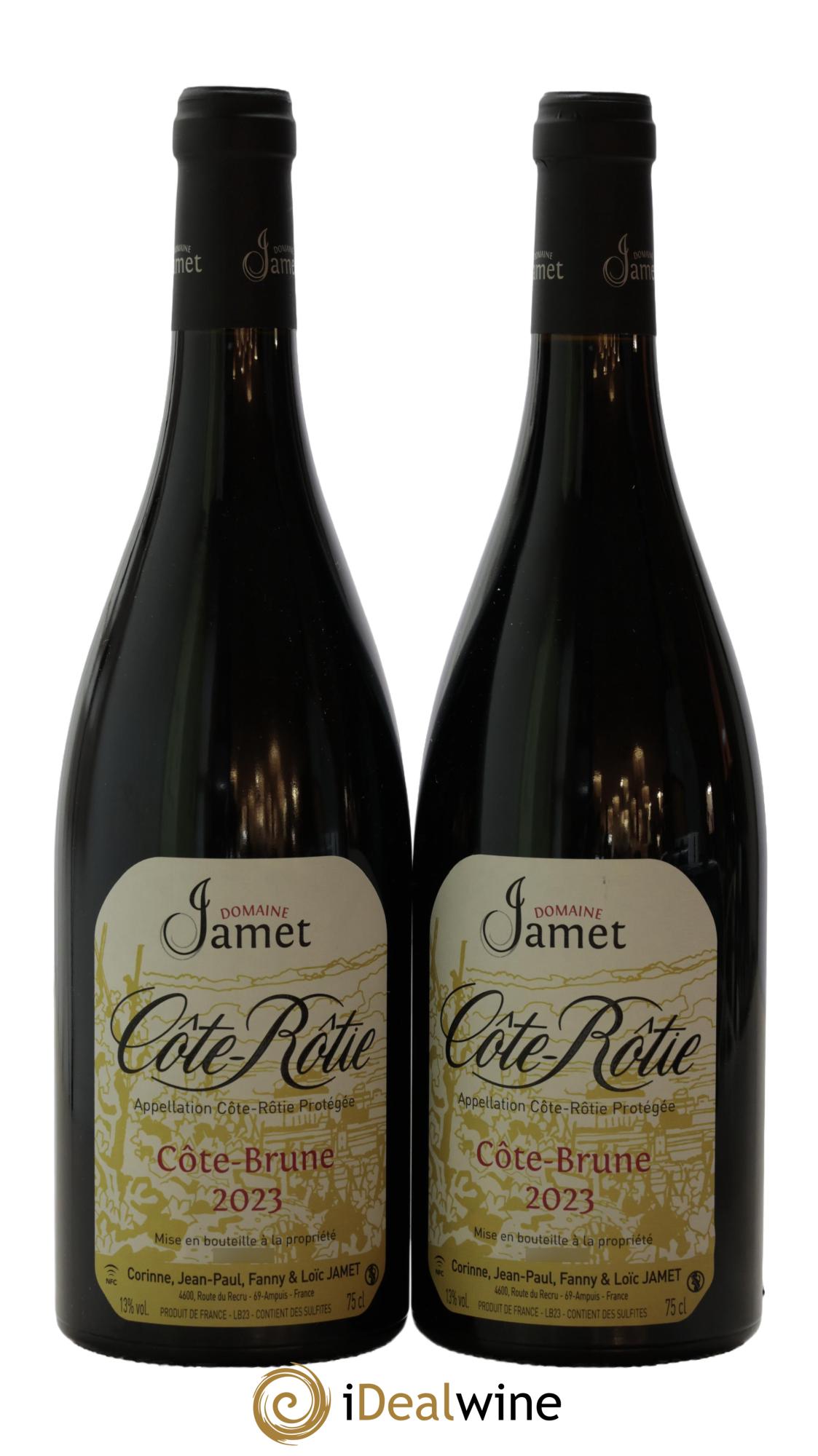 Côte-Rôtie Côte Brune Jamet (Domaine) 2023 - Lot of 2 bottles - 0