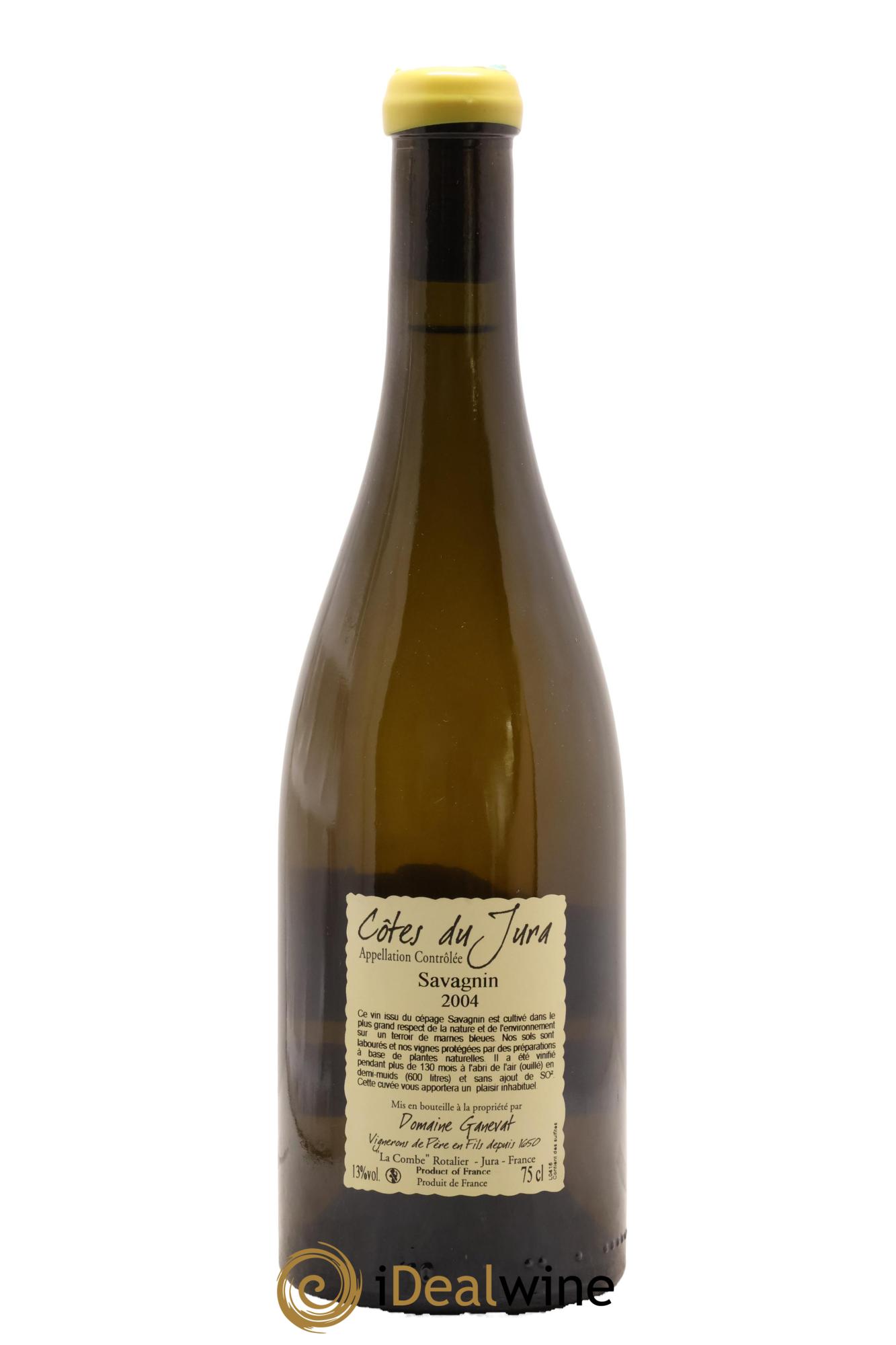 Côtes du Jura Les Vignes de mon Père Jean-François Ganevat (Domaine) 2004 - Lot de 1 bouteille - 1