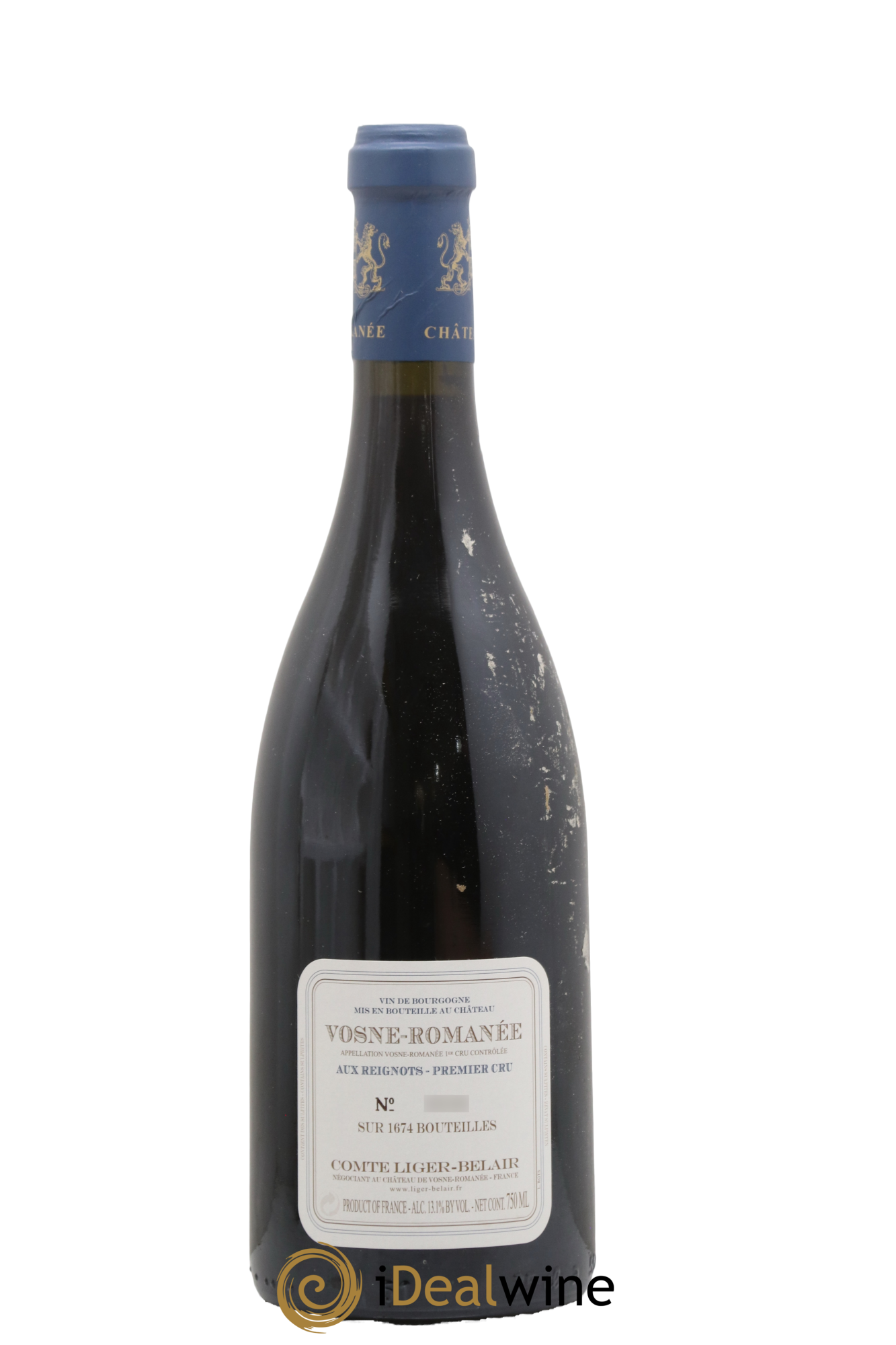 Vosne-Romanée 1er Cru Aux Reignots Ch. de Vosne-Romanée Comte Liger-Belair (Domaine du) 2004 - Lot de 1 bouteille - 1