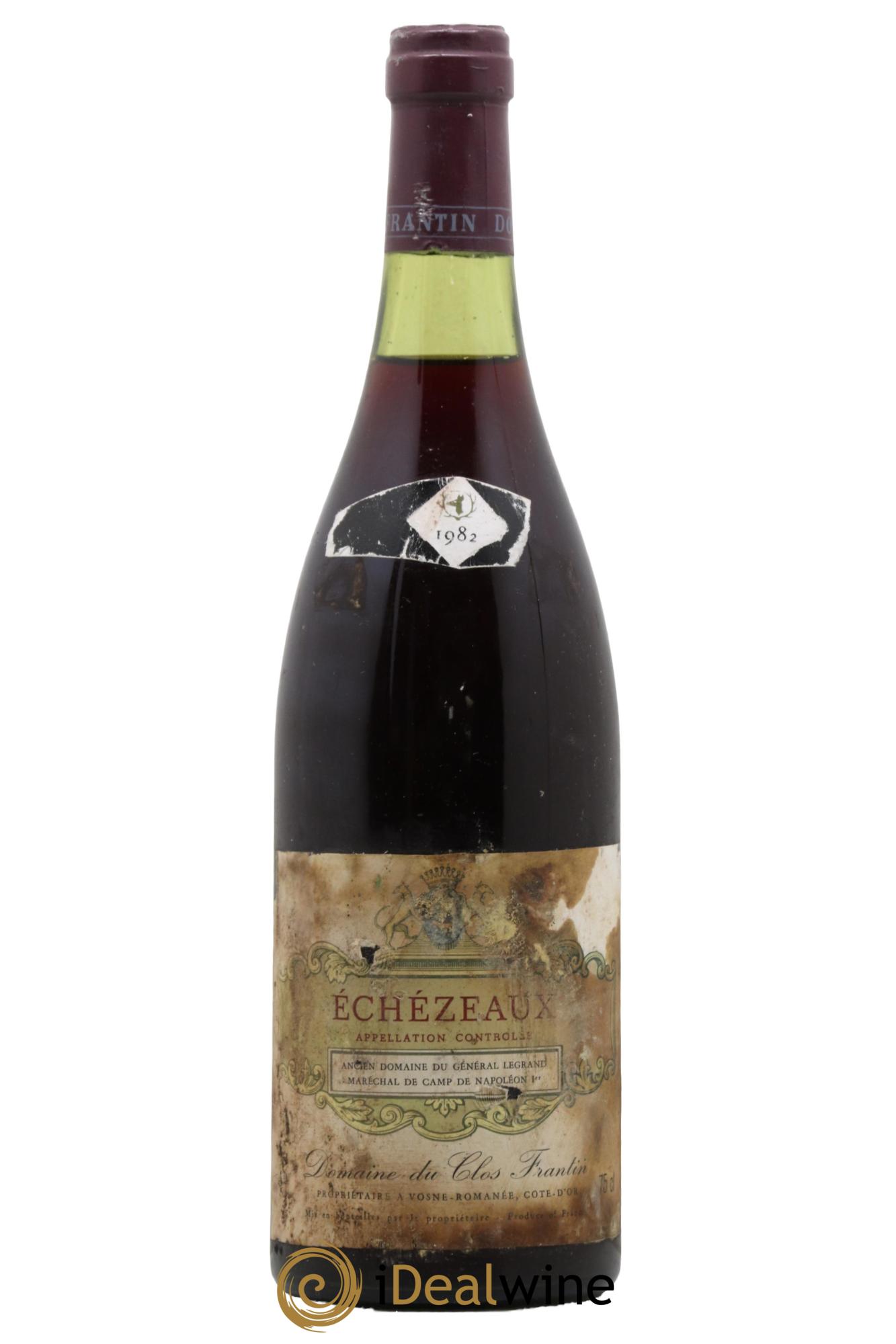 Echezeaux Grand Cru Clos Frantin - Albert Bichot 1982 - Lot de 1 bouteille - 0