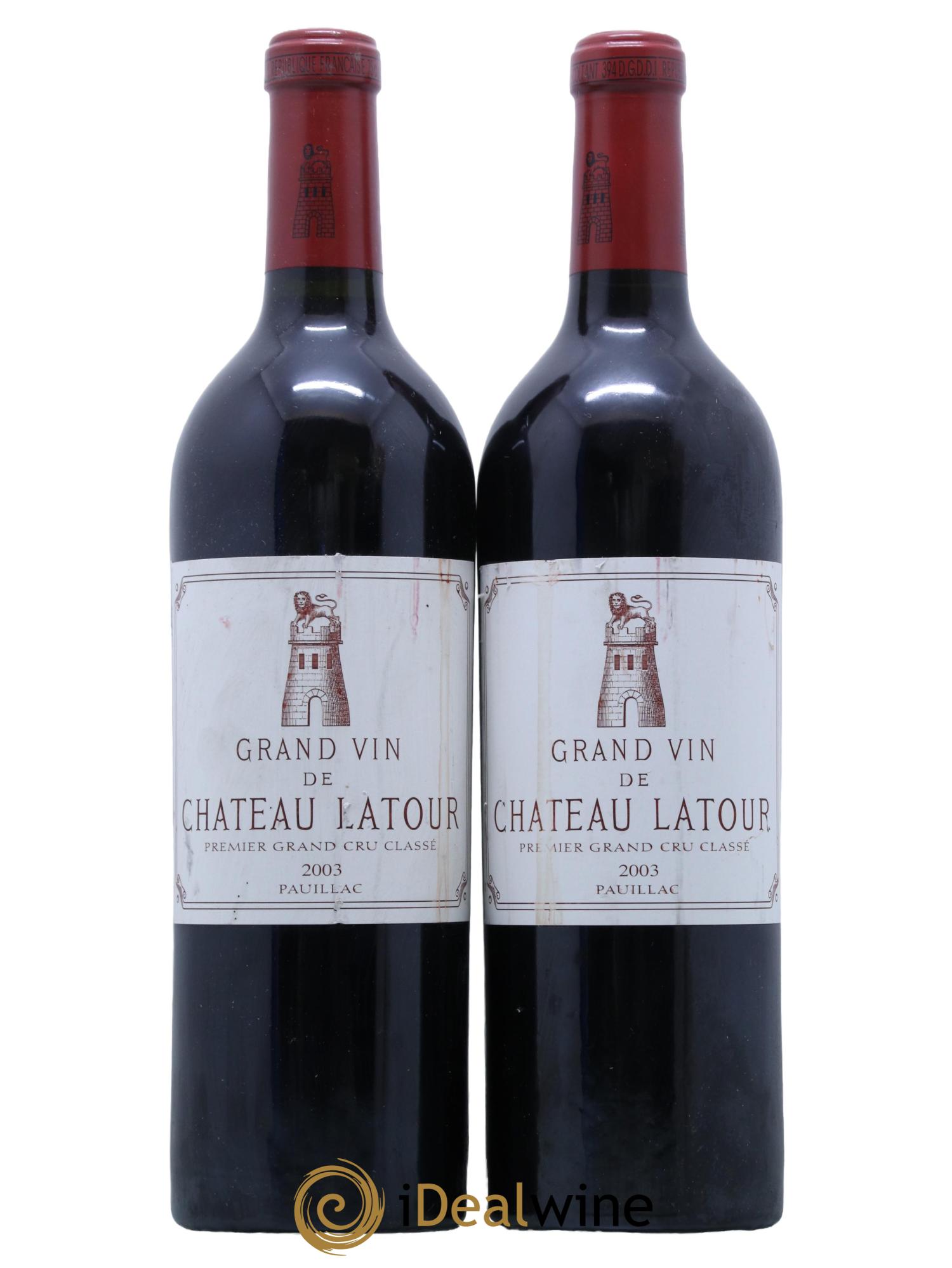 Chateau Latour 2003 赤ワイン シャトー ラトゥール 2003 Chateau