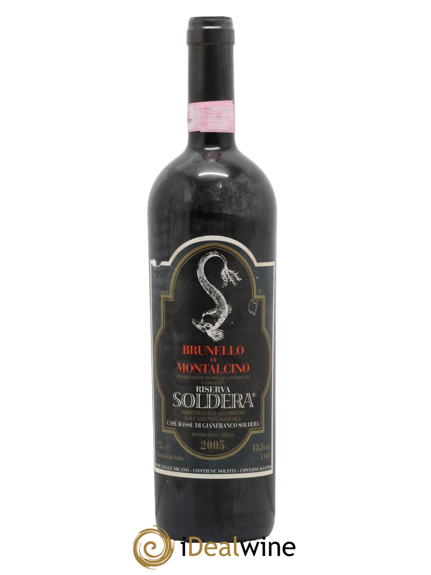 Brunello di Montalcino DOCG Riserva Soldera Case Basse - Gianfranco Soldera 2005 - Lotto di 1 bottiglia - 0