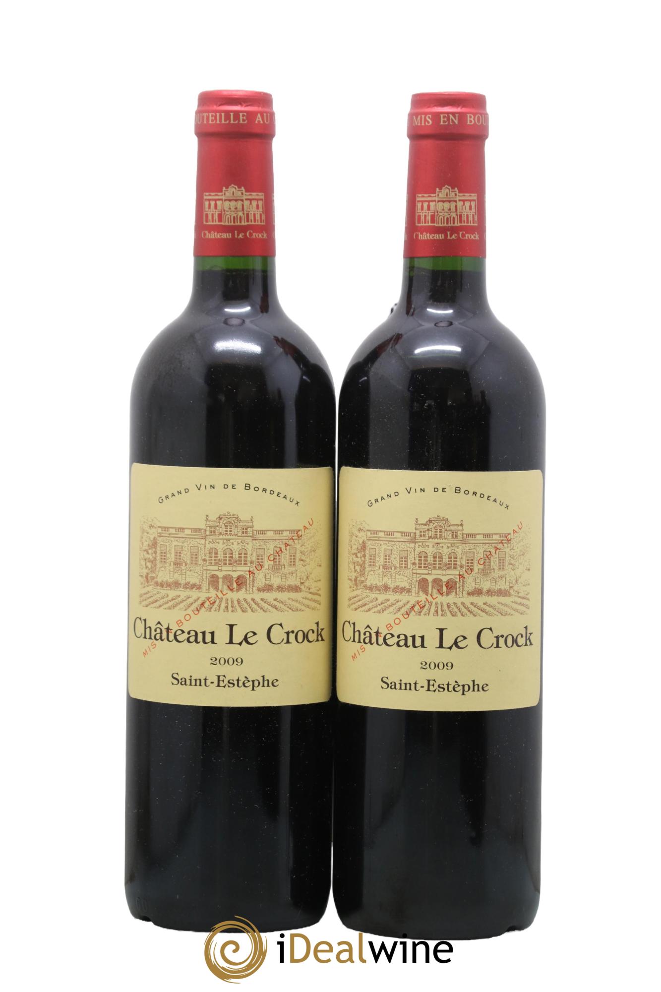 Château le Crock Cru Bourgeois 2009 - Lotto di 2 bottiglie - 0