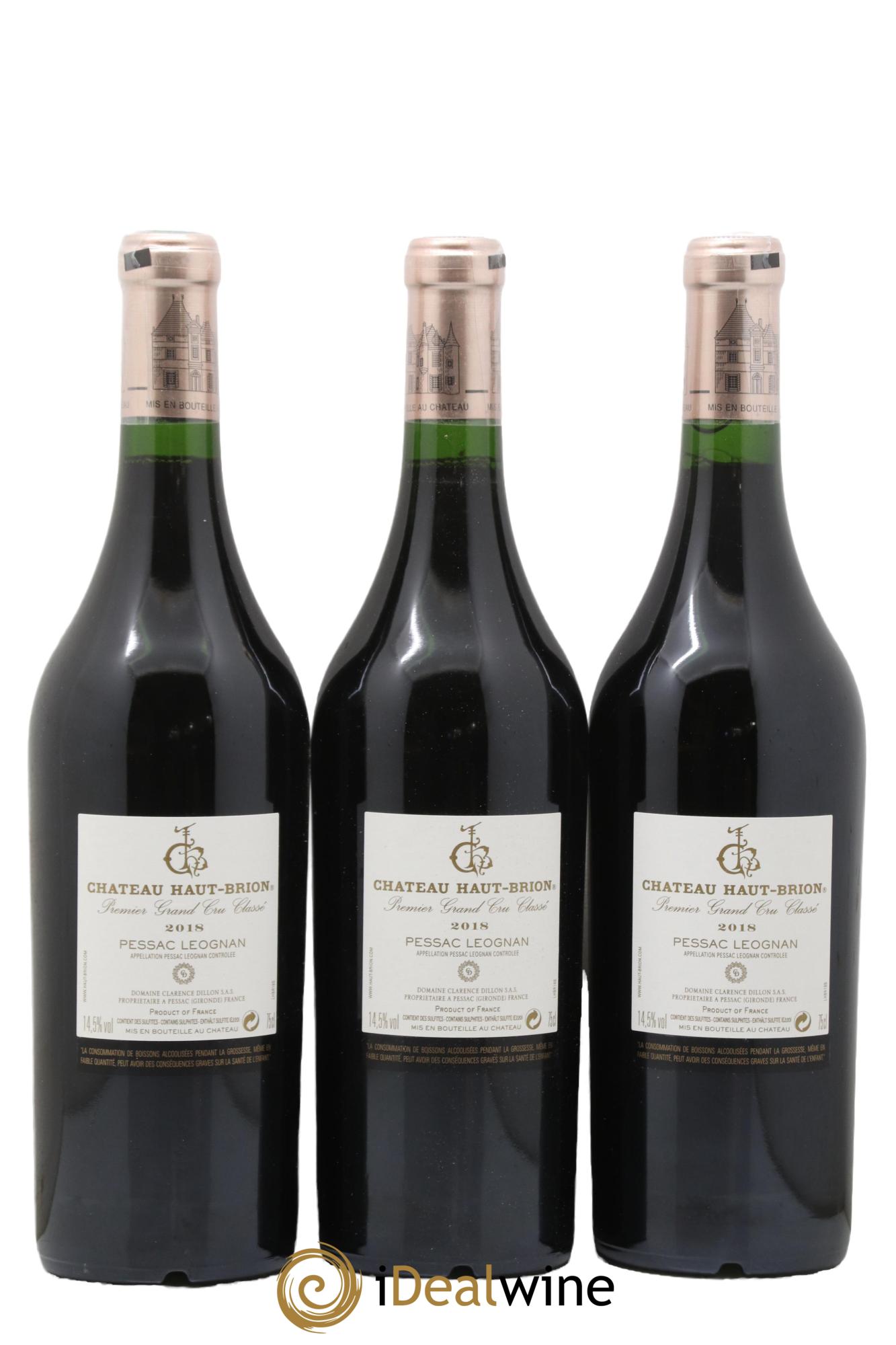 Château Haut Brion 1er Grand Cru Classé 2018 - Lot de 6 bouteilles - 4