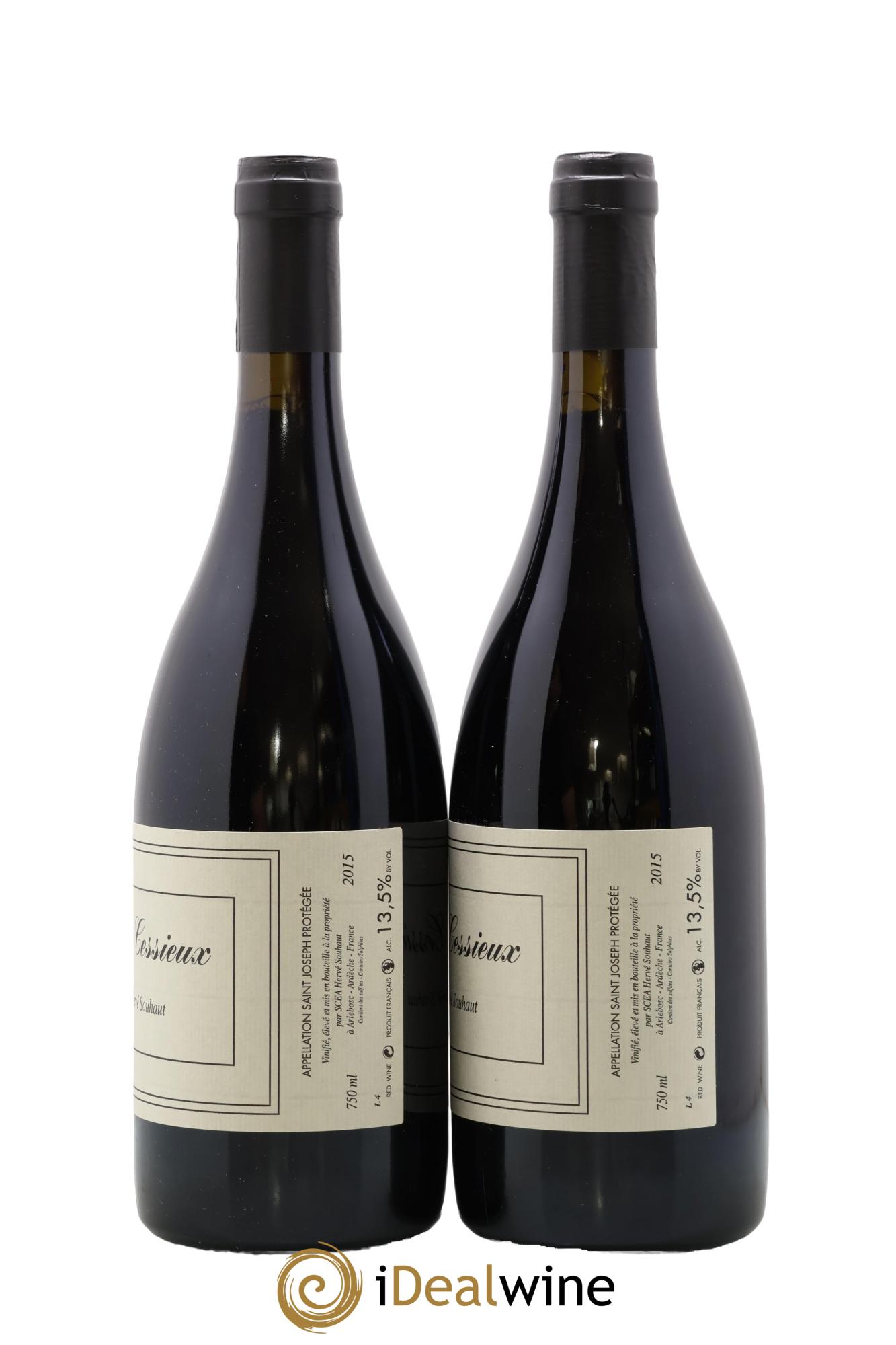 Saint-Joseph Clos des Cessieux Hervé Souhaut - Domaine Romaneaux-Destezet 2015 - Lot of 2 bottles - 1