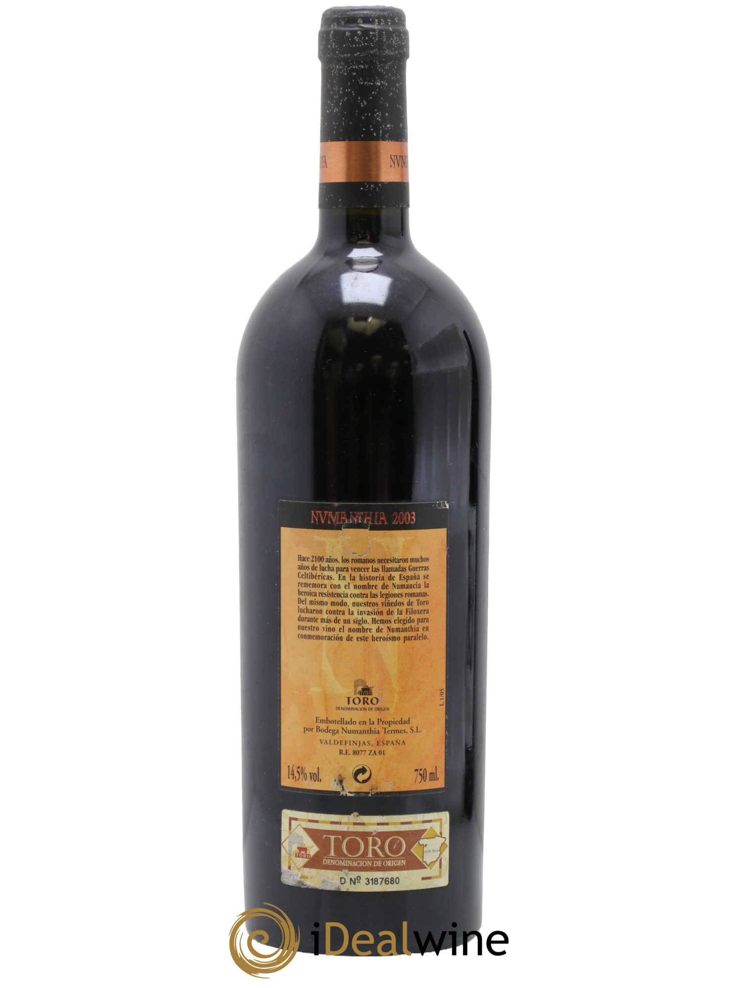 Toro DO Bodega Numanthia Numanthia 2003 - Lot de 1 bouteille - 1