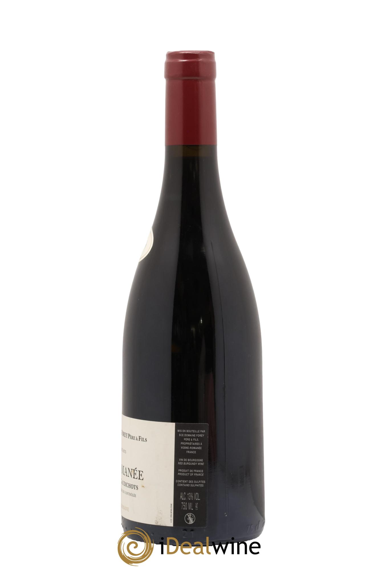 Vosne-Romanée 1er Cru Les Gaudichots Forey Père et Fils (Domaine) 2020 - Lot of 1 bottle - 1