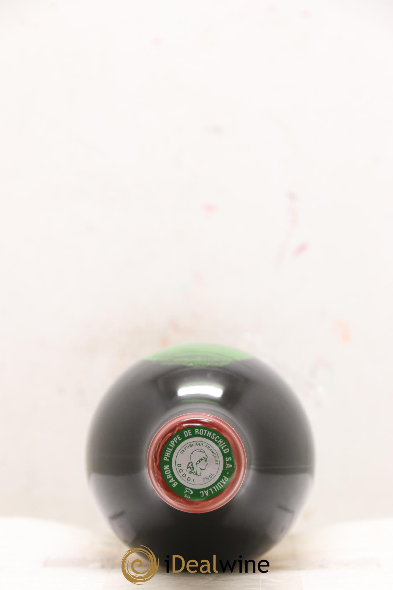 Château Mouton Rothschild 1er Grand Cru Classé 1987 - Lot de 1 bouteille - 1