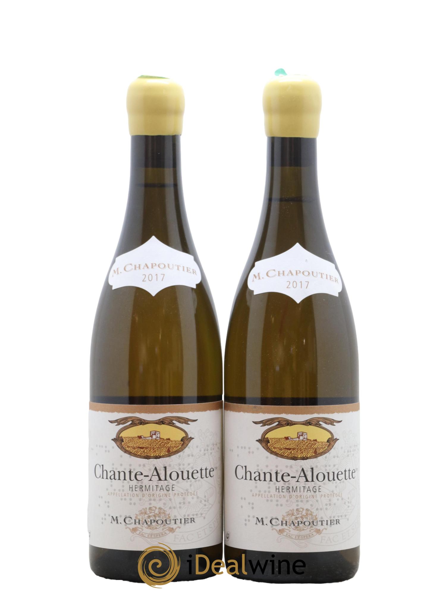 Hermitage Chante Alouette Chapoutier 2017 - Posten von 2 Flaschen - 0
