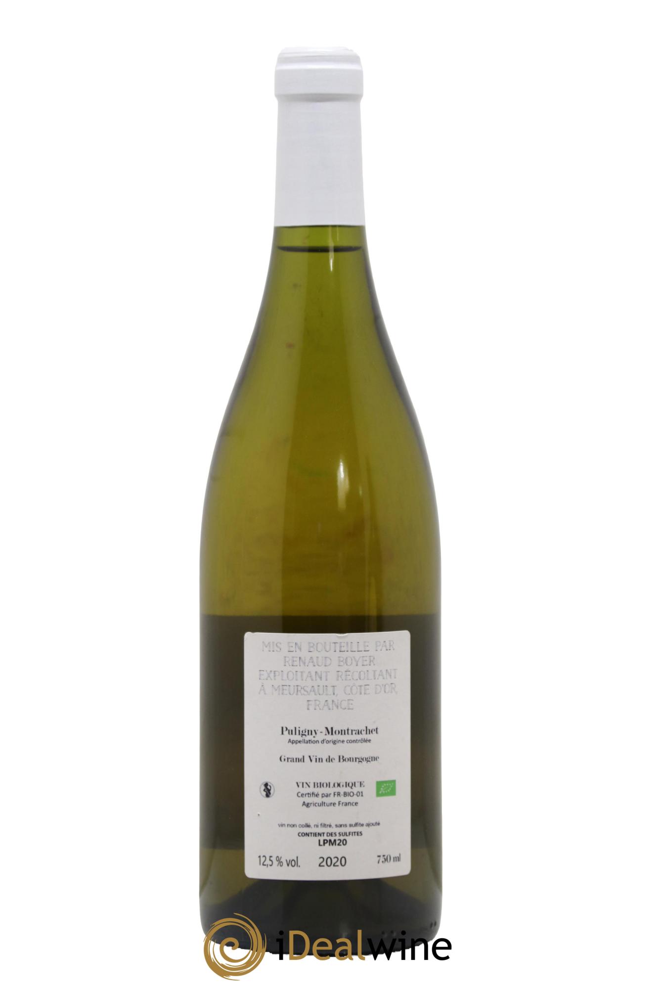 Puligny-Montrachet Les Reuchaux Renaud Boyer 2020 - Posten von 1 Flasche - 1