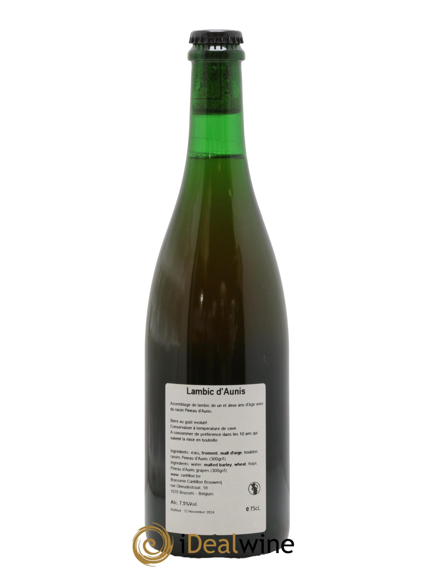 Bière Lambic D'aunis Cantillon - Lot of 1 bottle - 1