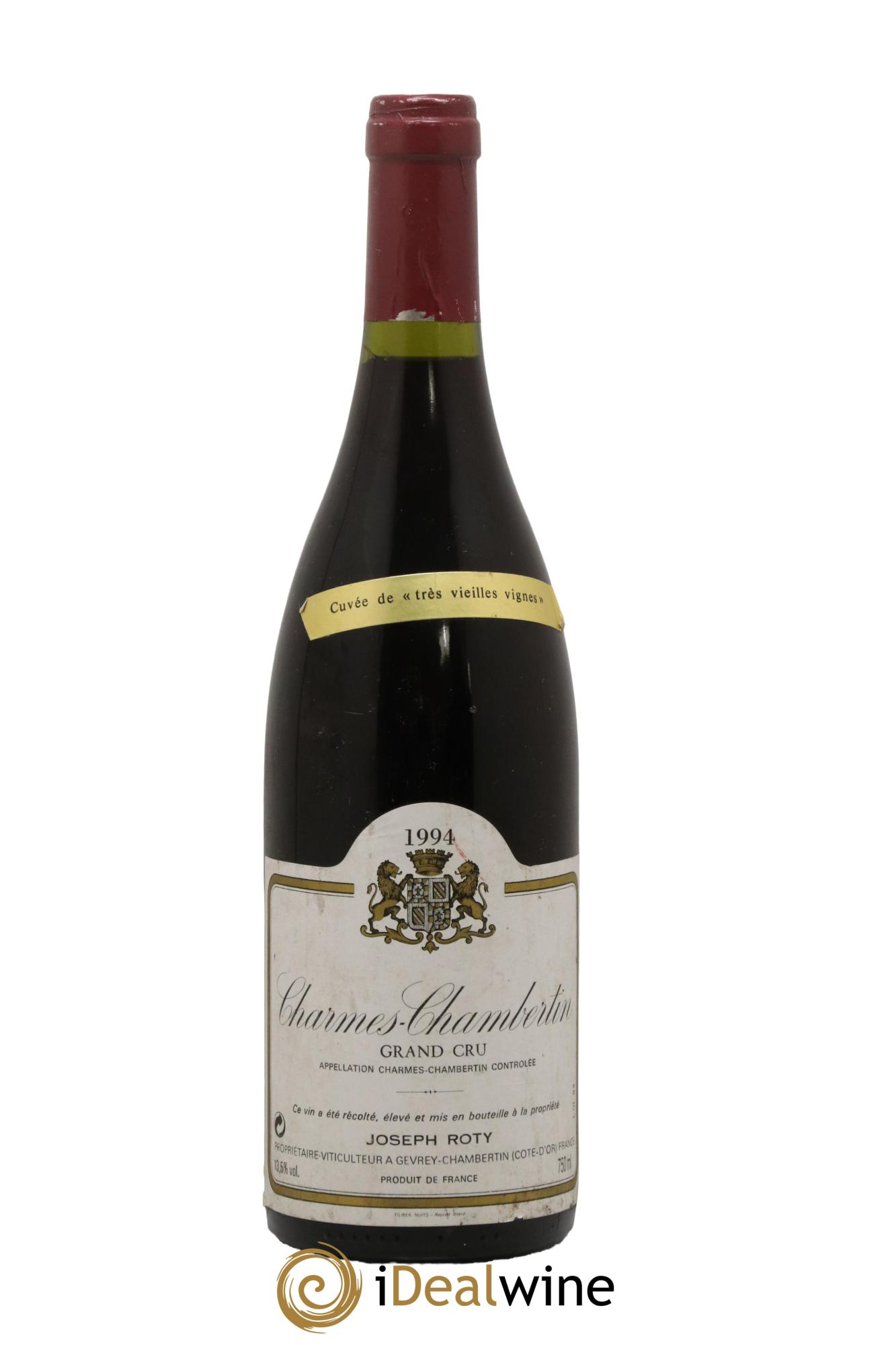 Charmes-Chambertin Grand Cru Joseph Roty (Domaine) Très Vielles Vignes 1994 - Lot of 1 bottle - 0