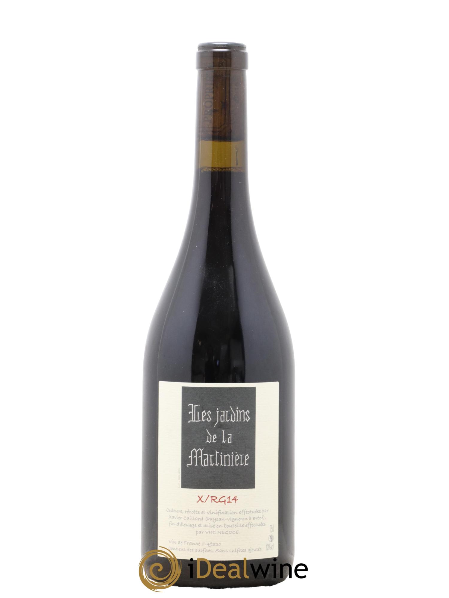 Vin de France X/RG14 Les Jardins de la Martinière 2014 - Lot de 1 bouteille - 0