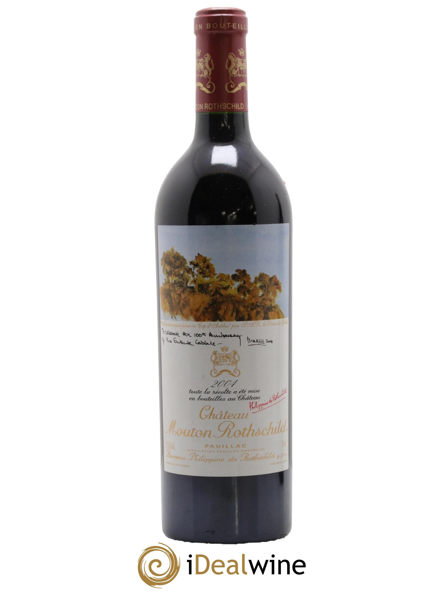 Château Mouton Rothschild 1er Grand Cru Classé 2004 - Lot of 1 bottle - 0