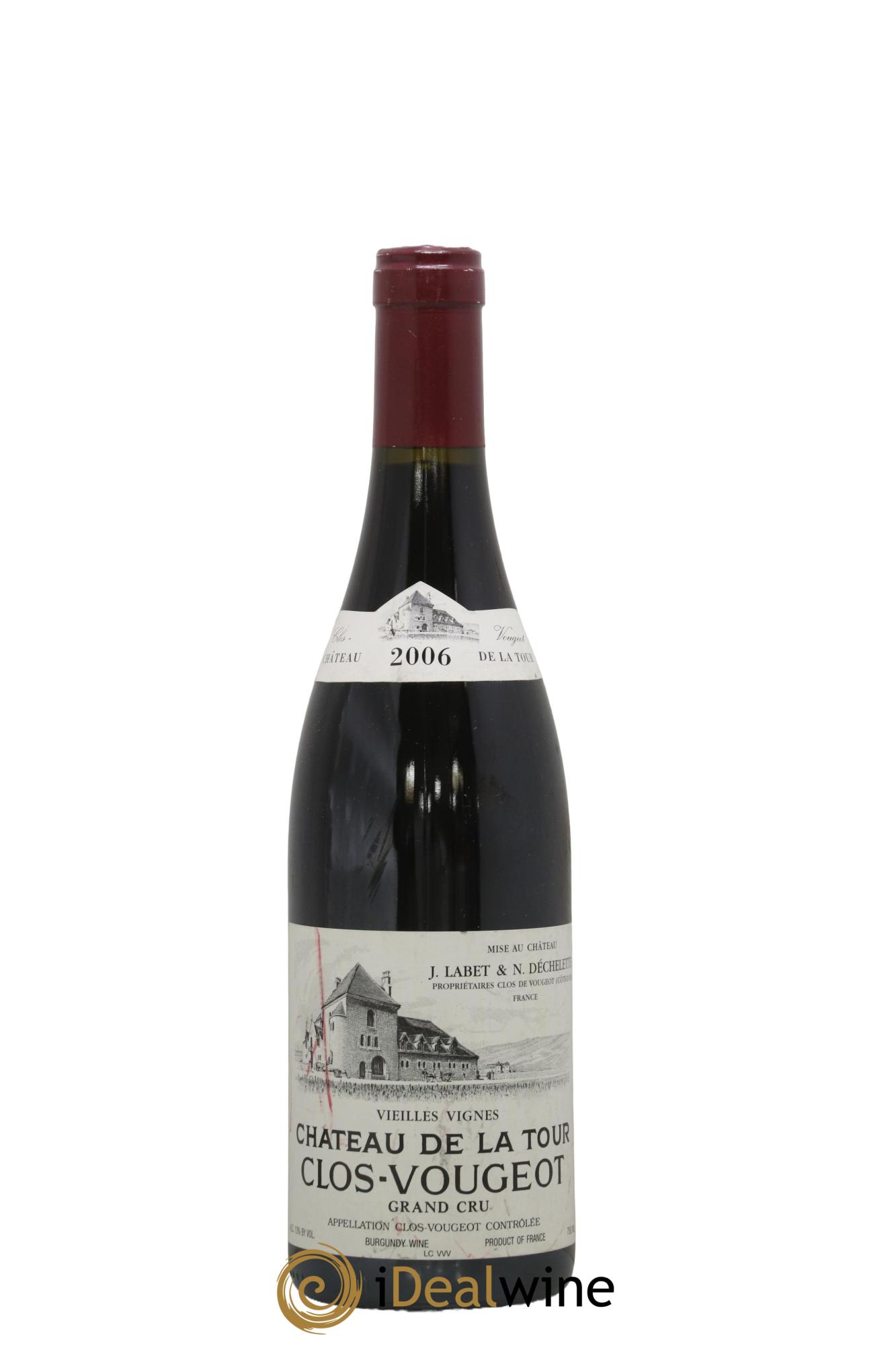 Clos de Vougeot Grand Cru Vieilles Vignes Château de La Tour 2006 - Lot of 1 bottle - 0