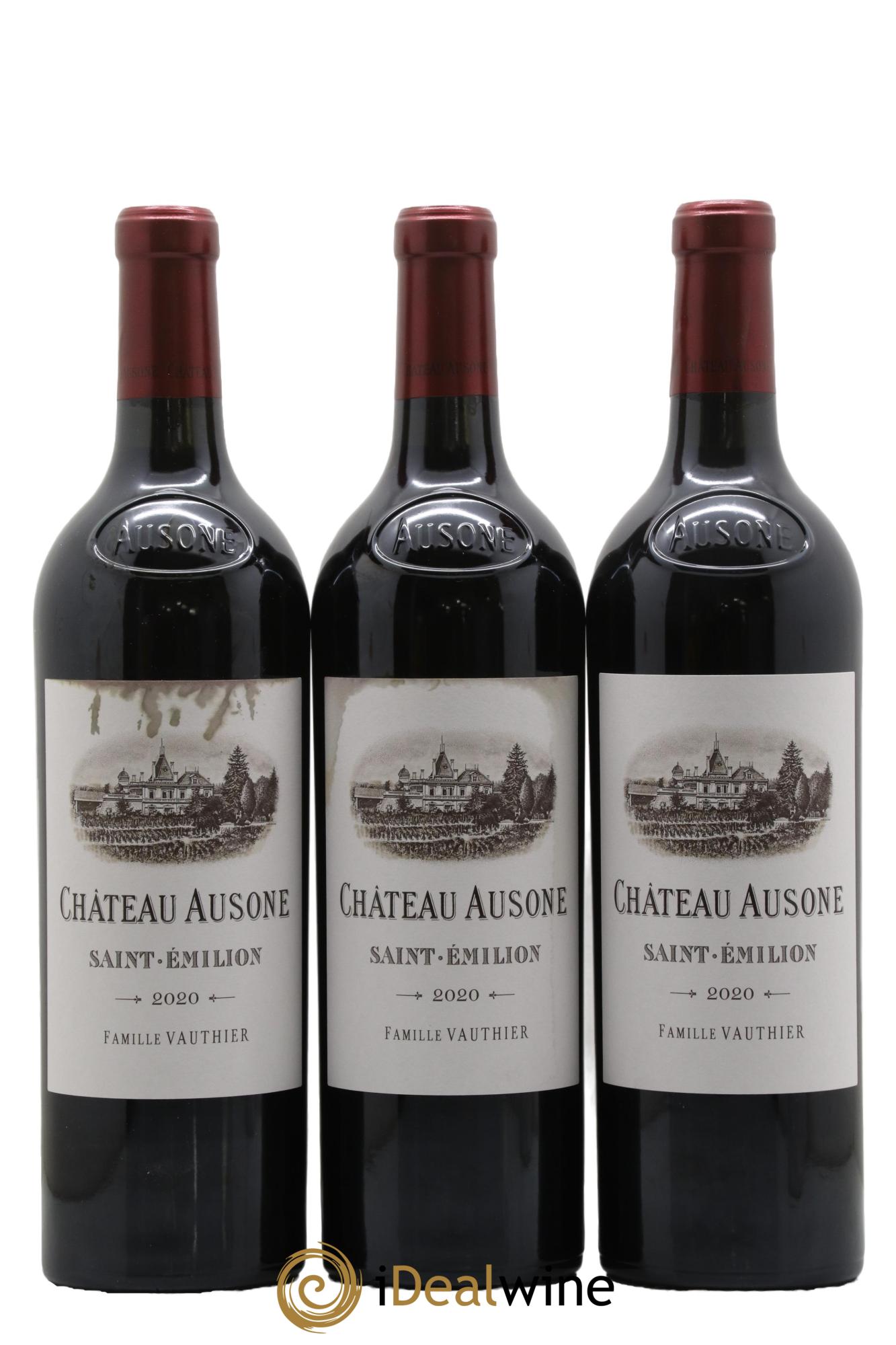 Château Ausone 1er Grand Cru Classé A 2020 - Posten von 3 Flaschen - 0