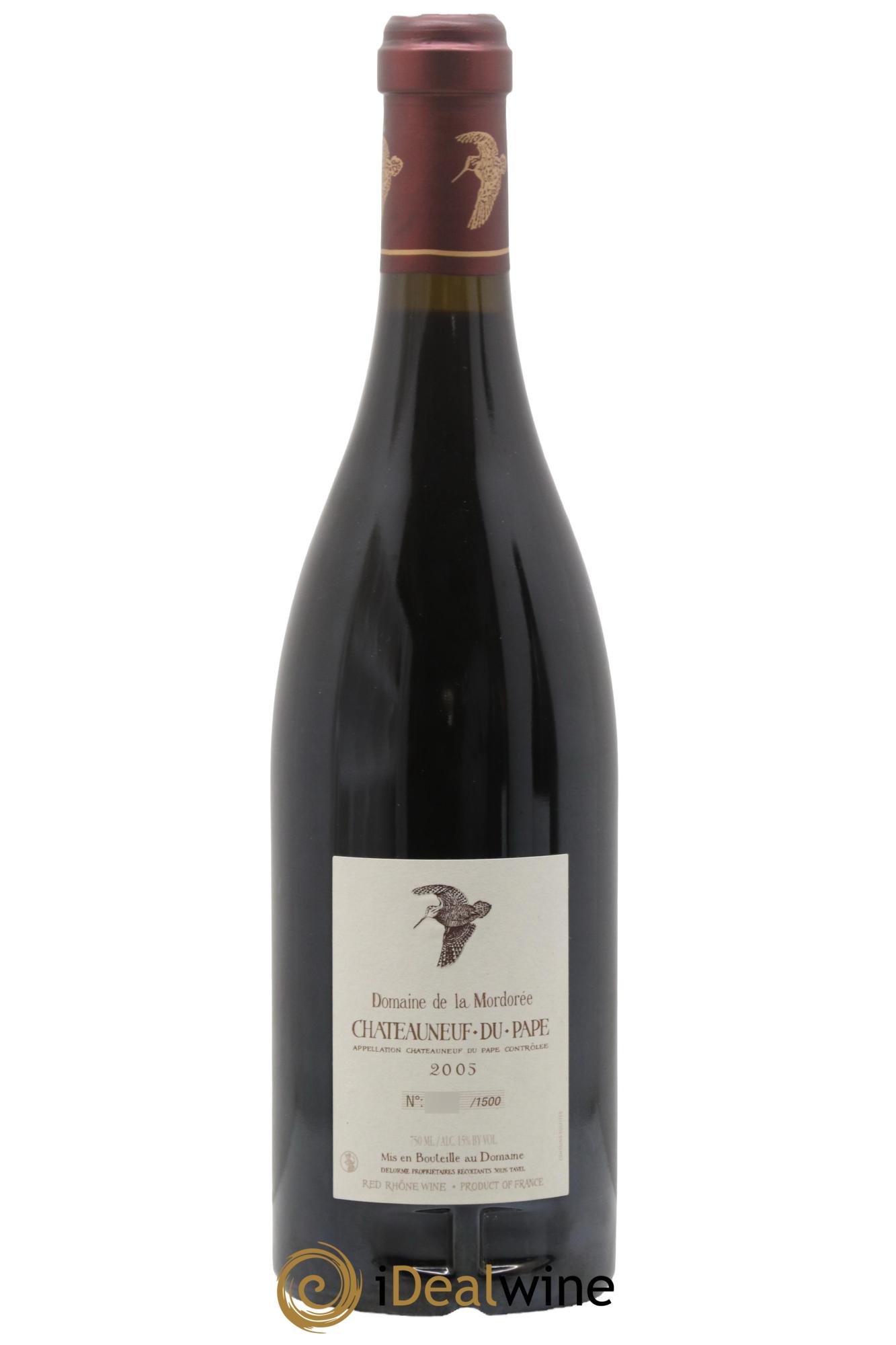 Châteauneuf-du-Pape La Plume du Peintre La Mordorée (Domaine de) 2005 - Lot de 1 bouteille - 1