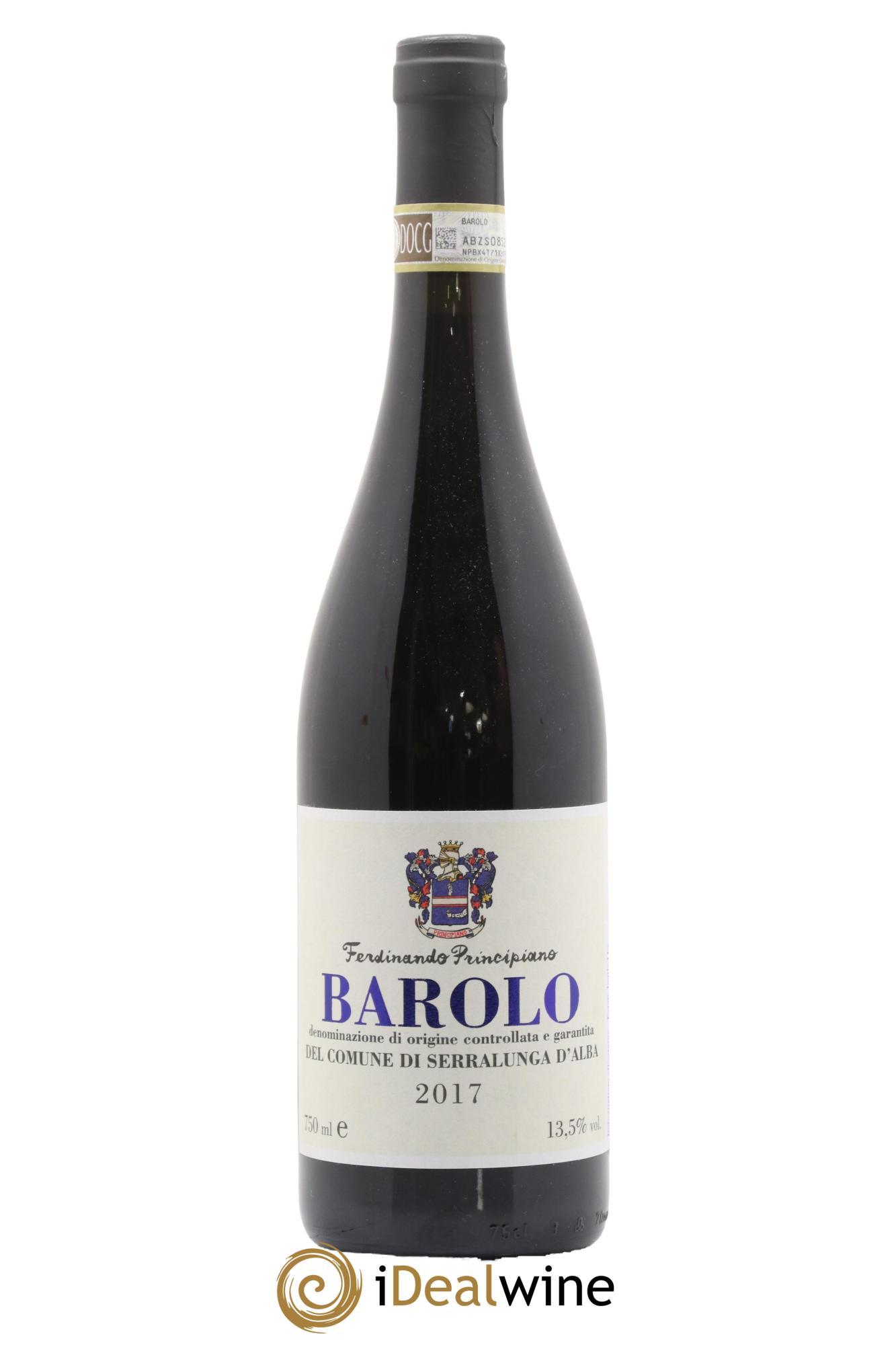 Barolo Ferdinando Principiano 2017 - Lot de 1 bouteille - 0