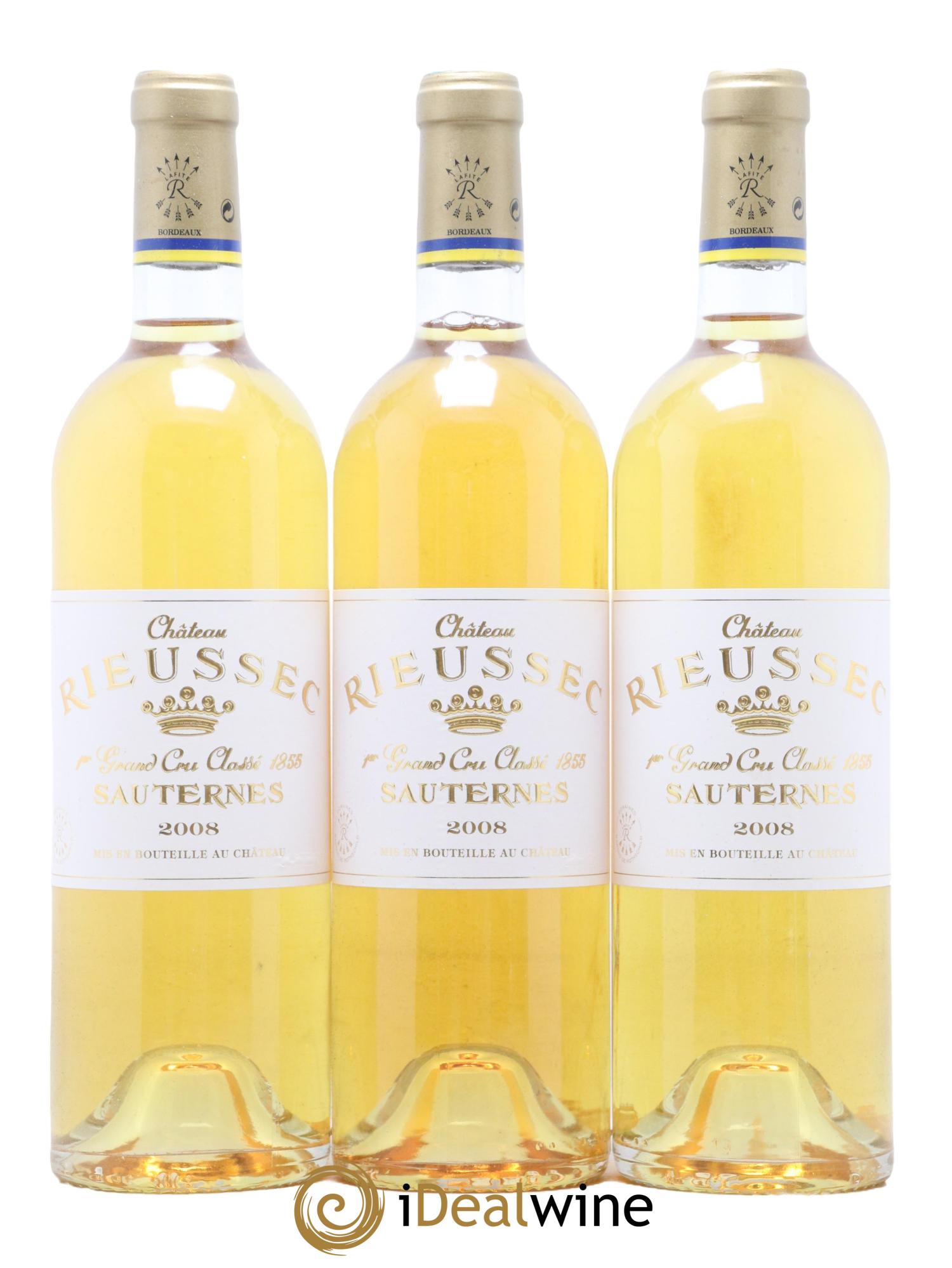 Château Rieussec 1er Grand Cru Classé 2008 - Lotto di 12 bottiglie - 4
