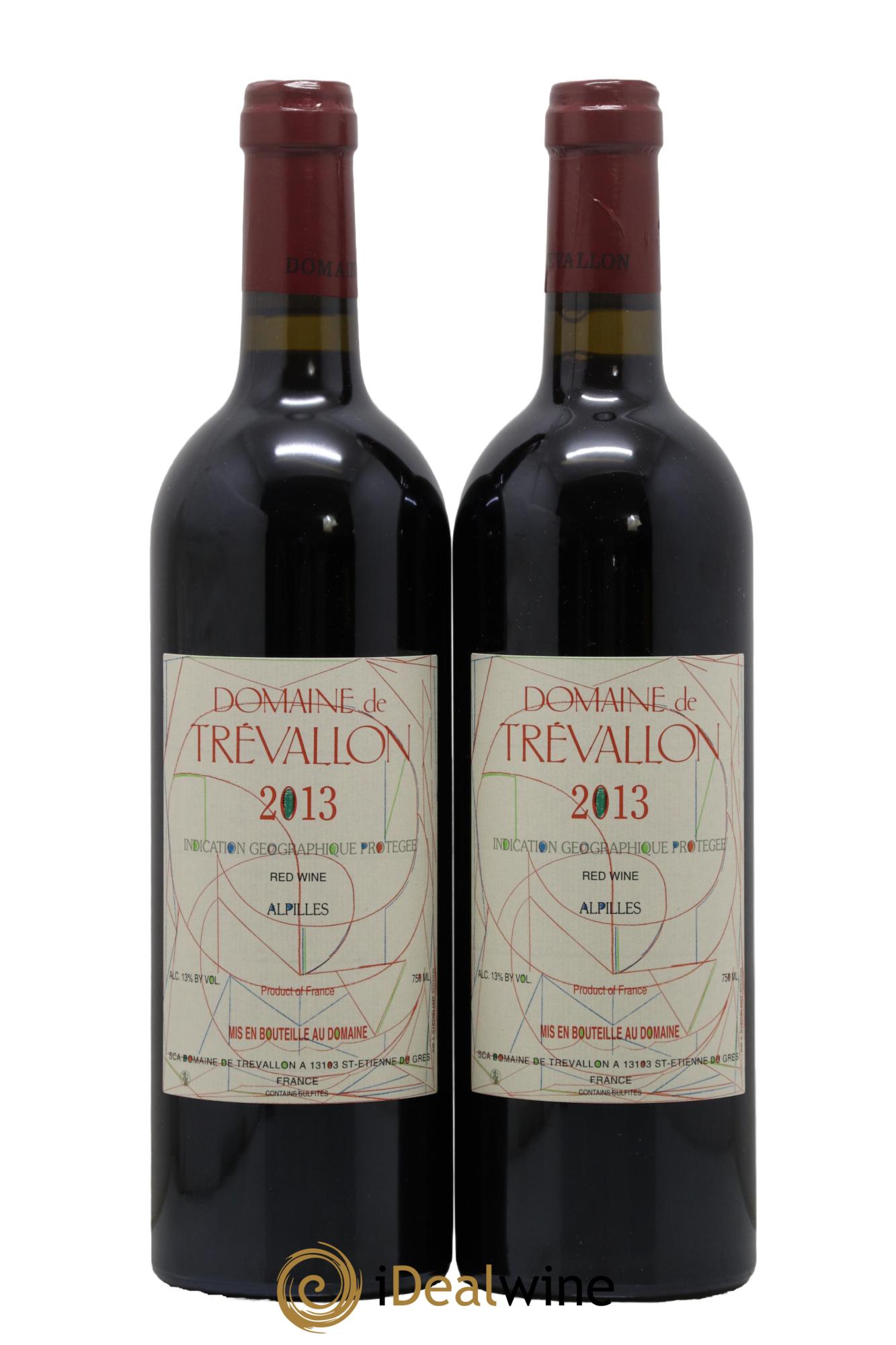 IGP Alpilles Trévallon (Domaine de) Eloi Dürrbach 2013 - Posten von 2 Flaschen - 0