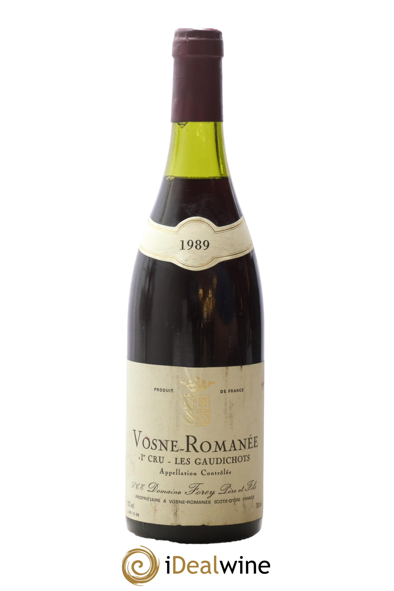Vosne-Romanée 1er Cru Les Gaudichots Forey Père et Fils (Domaine) 1989 - Lot de 1 bouteille - 0