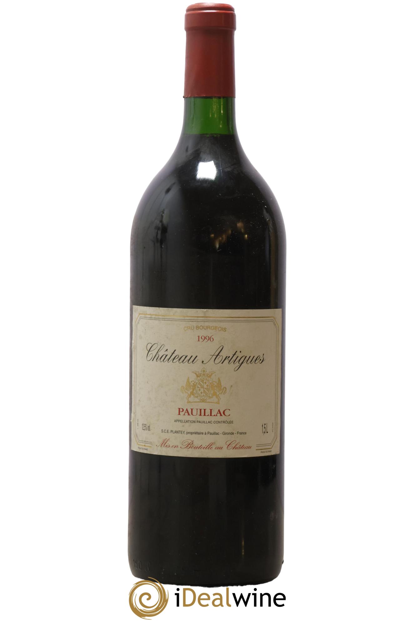 Pauillac Château Artigues 1996 - Lot de 1 magnum - 0