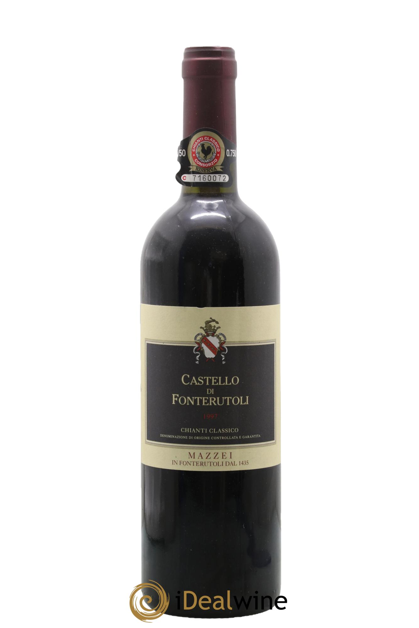 Chianti Classico DOCG Domaine Marchesi Mazzei Castello di Fonterutoli 1997 - Lot de 1 bouteille - 0