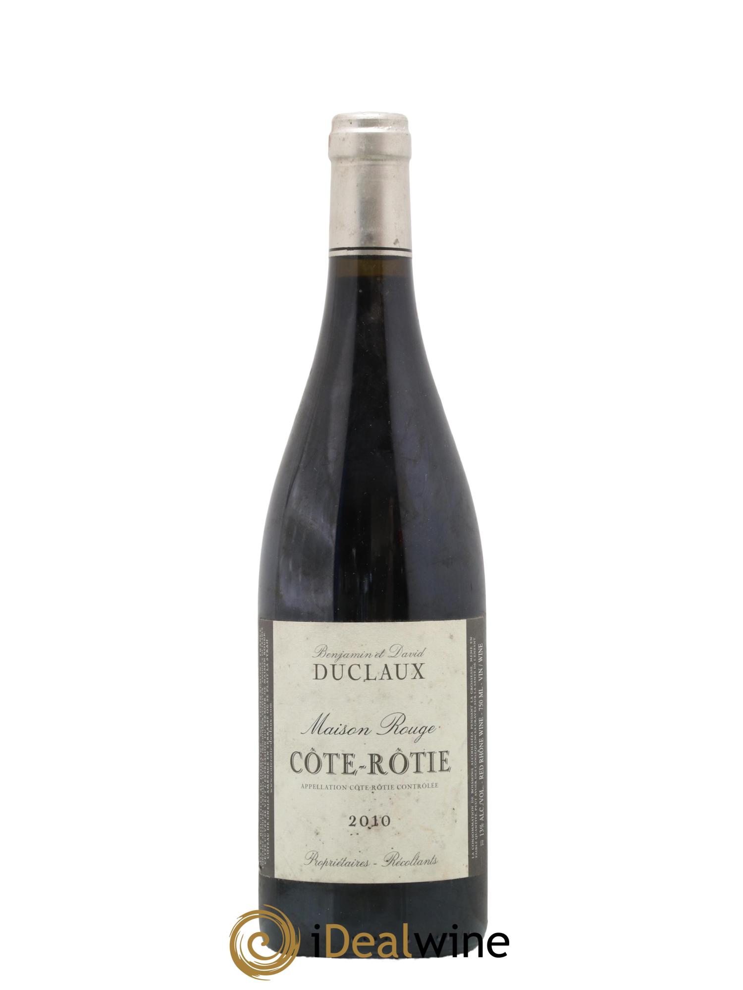 Côte-Rôtie Maison Rouge Domaine Duclaux 2010 - Lot de 1 bouteille - 0